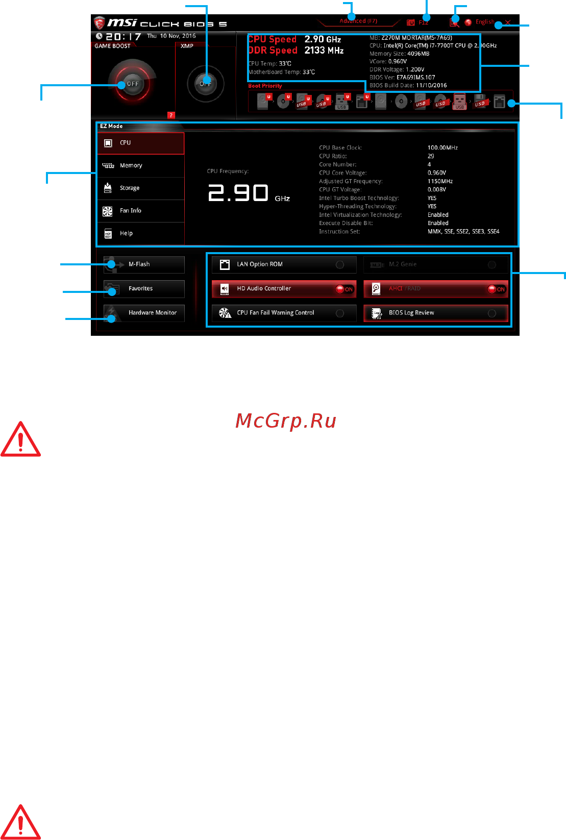 MSI Z270M MORTAR [69/156] Ez modus
