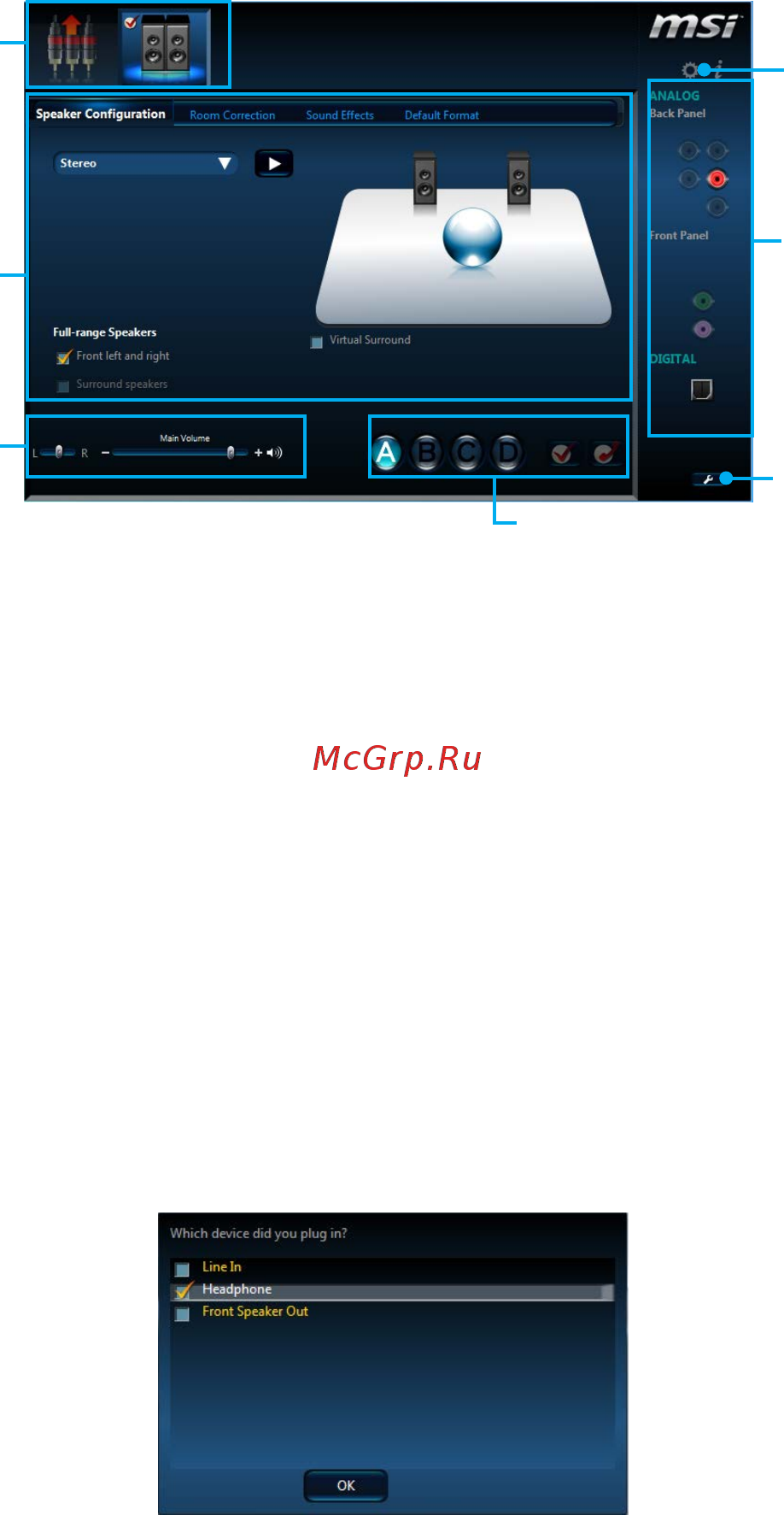 MSI Z270M MORTAR [89/156] Realtek hd audio manager