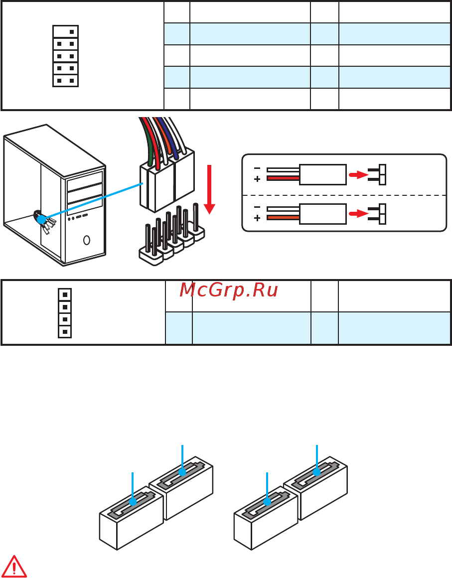 MSI B250I PRO [10/152] Jfp1 jfp2 front panel connectors