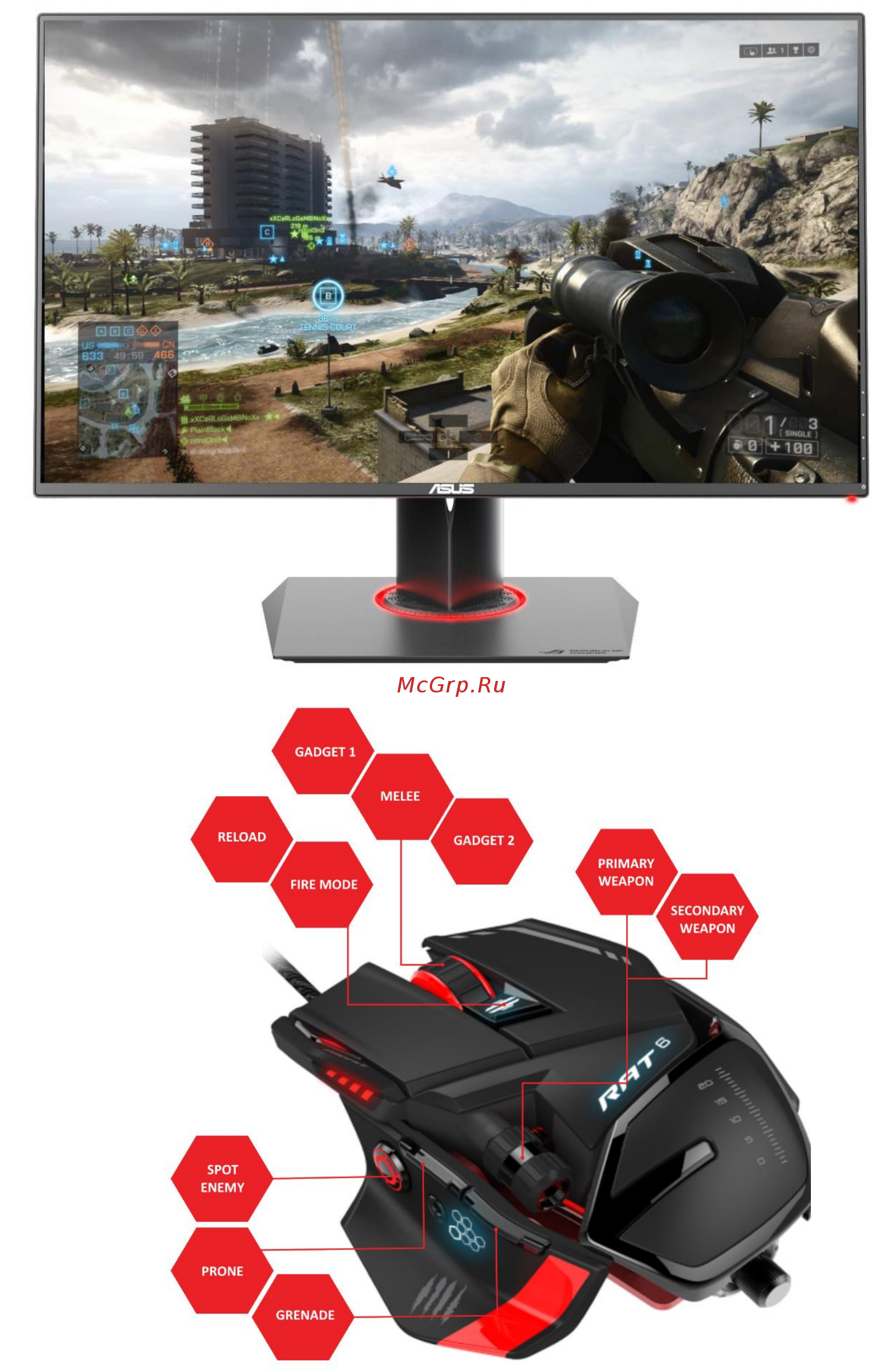 Madcatz R.A.T.6  black-red USB [10/40] Software for windows