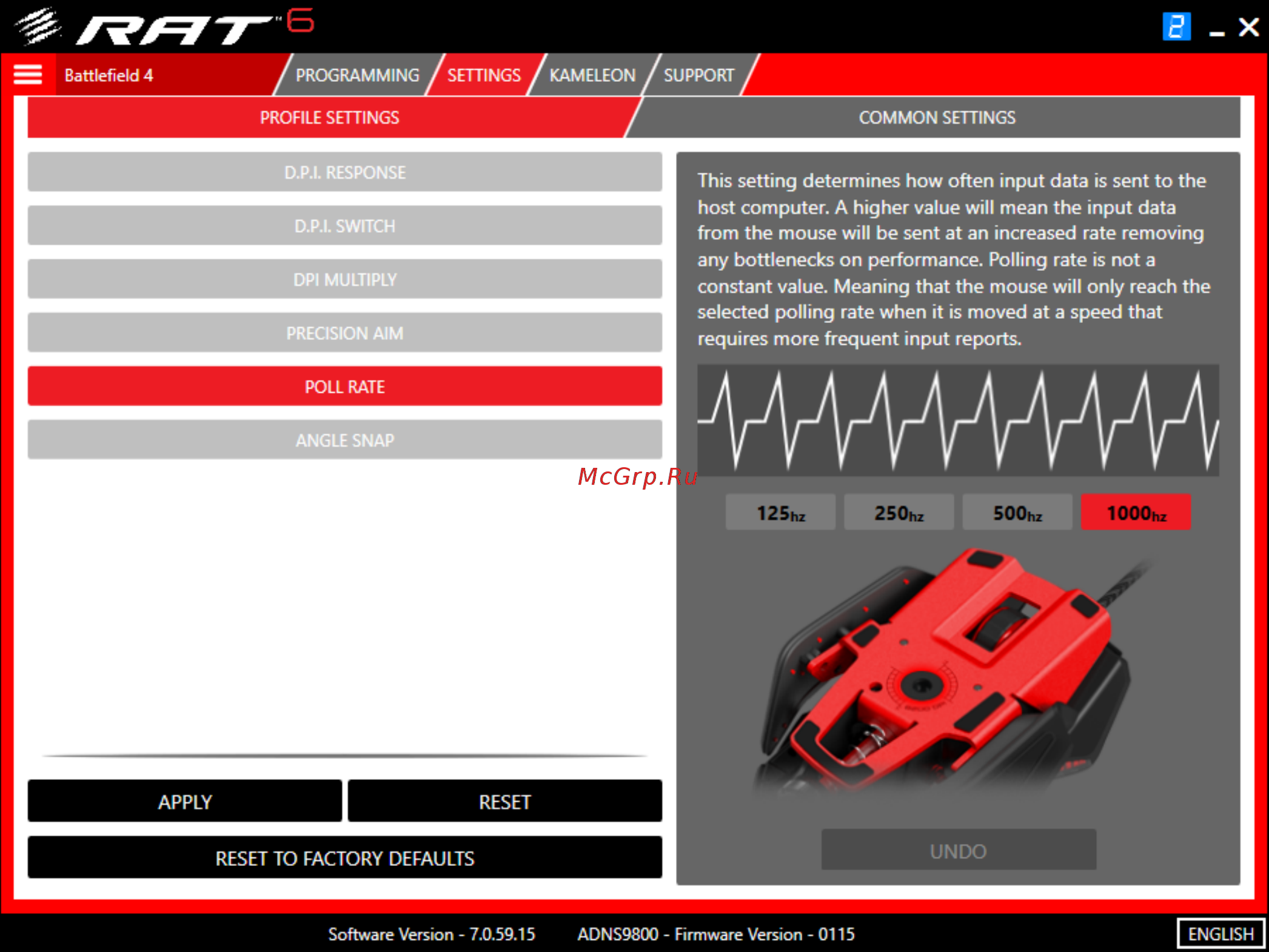 Madcatz R.A.T.6  black-red USB Инструкция по эксплуатации онлайн [32/40] 256610