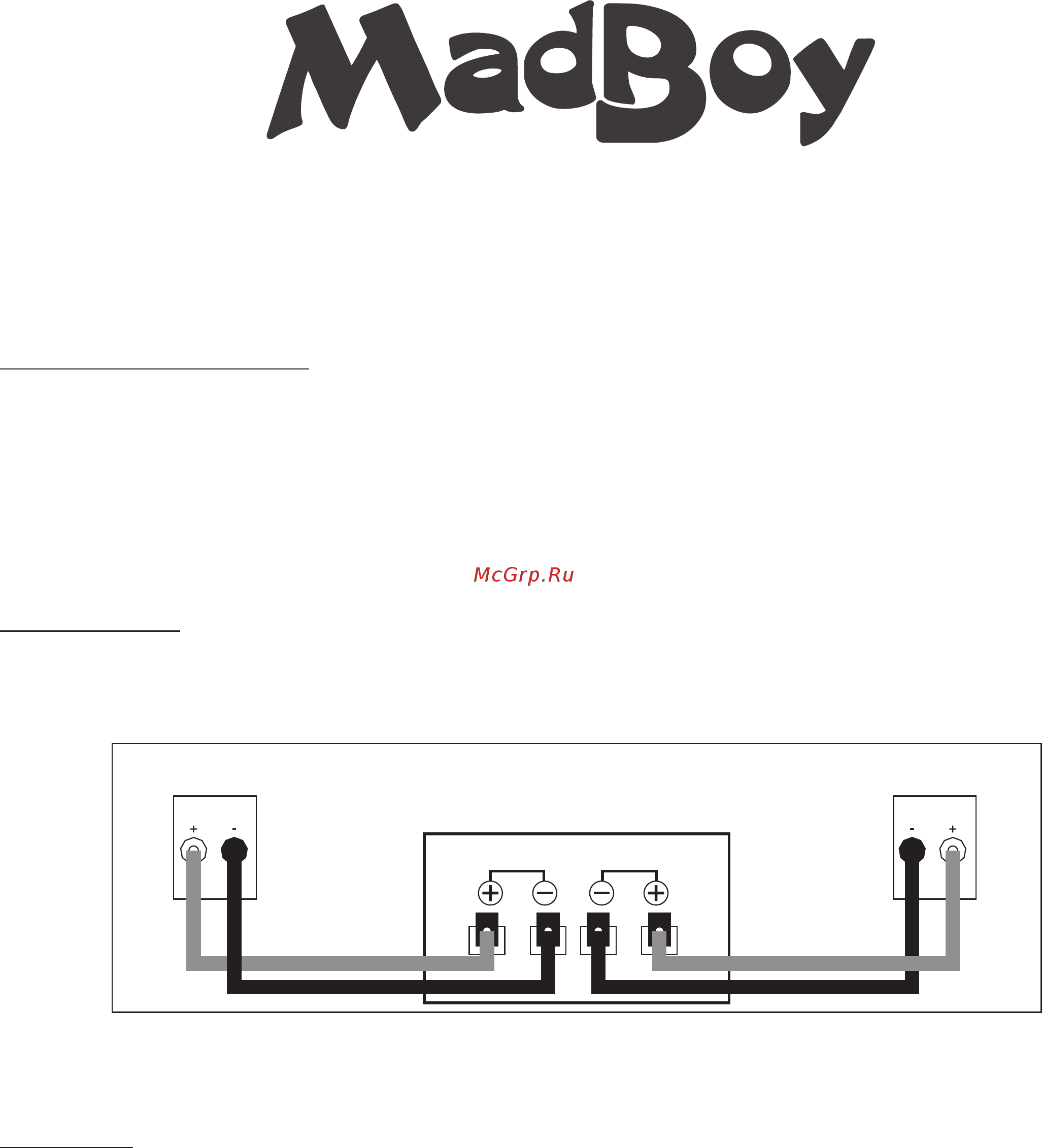 Madboy screamer-208b Инструкция по эксплуатации онлайн