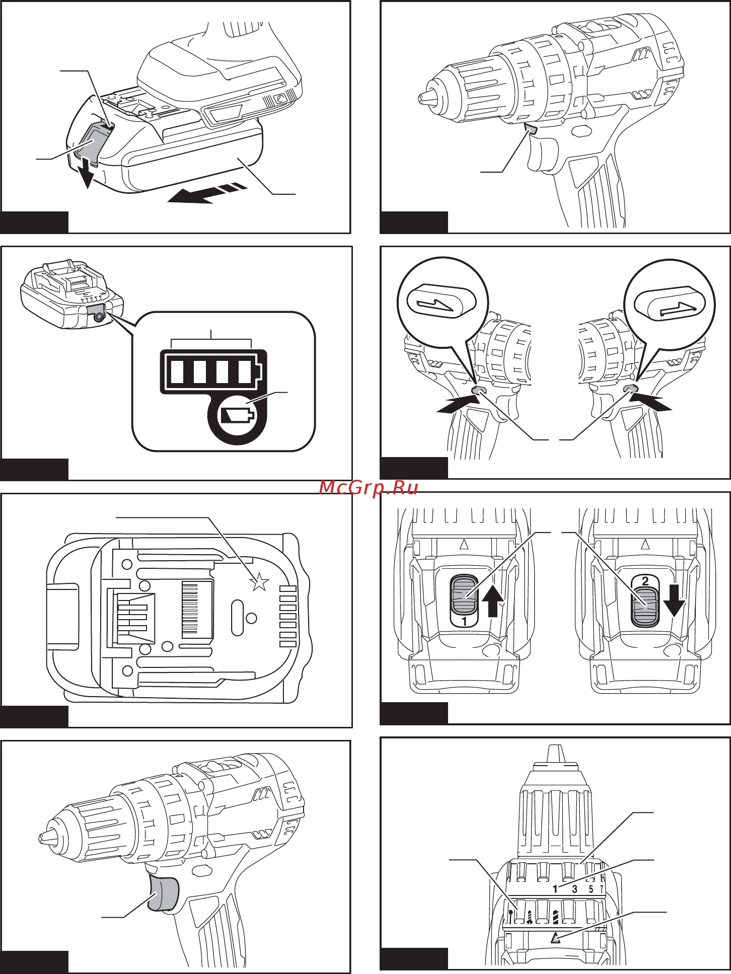 Makita DHP484Z Инструкция по эксплуатации онлайн [2/52] 256692
