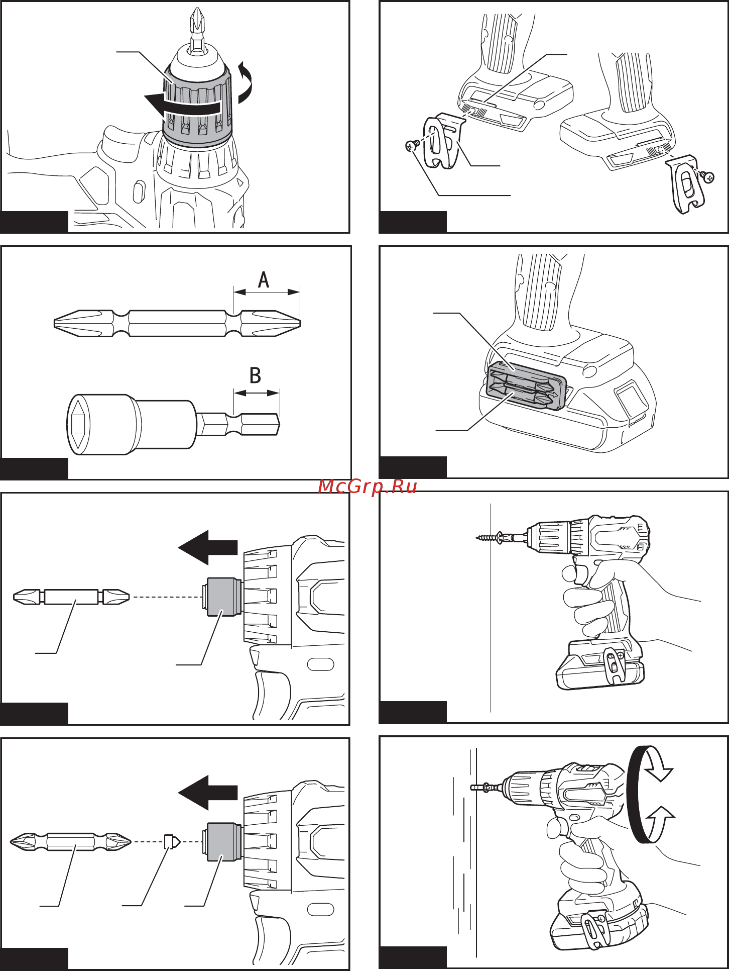 Makita DDF483Z Инструкция по эксплуатации онлайн [3/52] 256705
