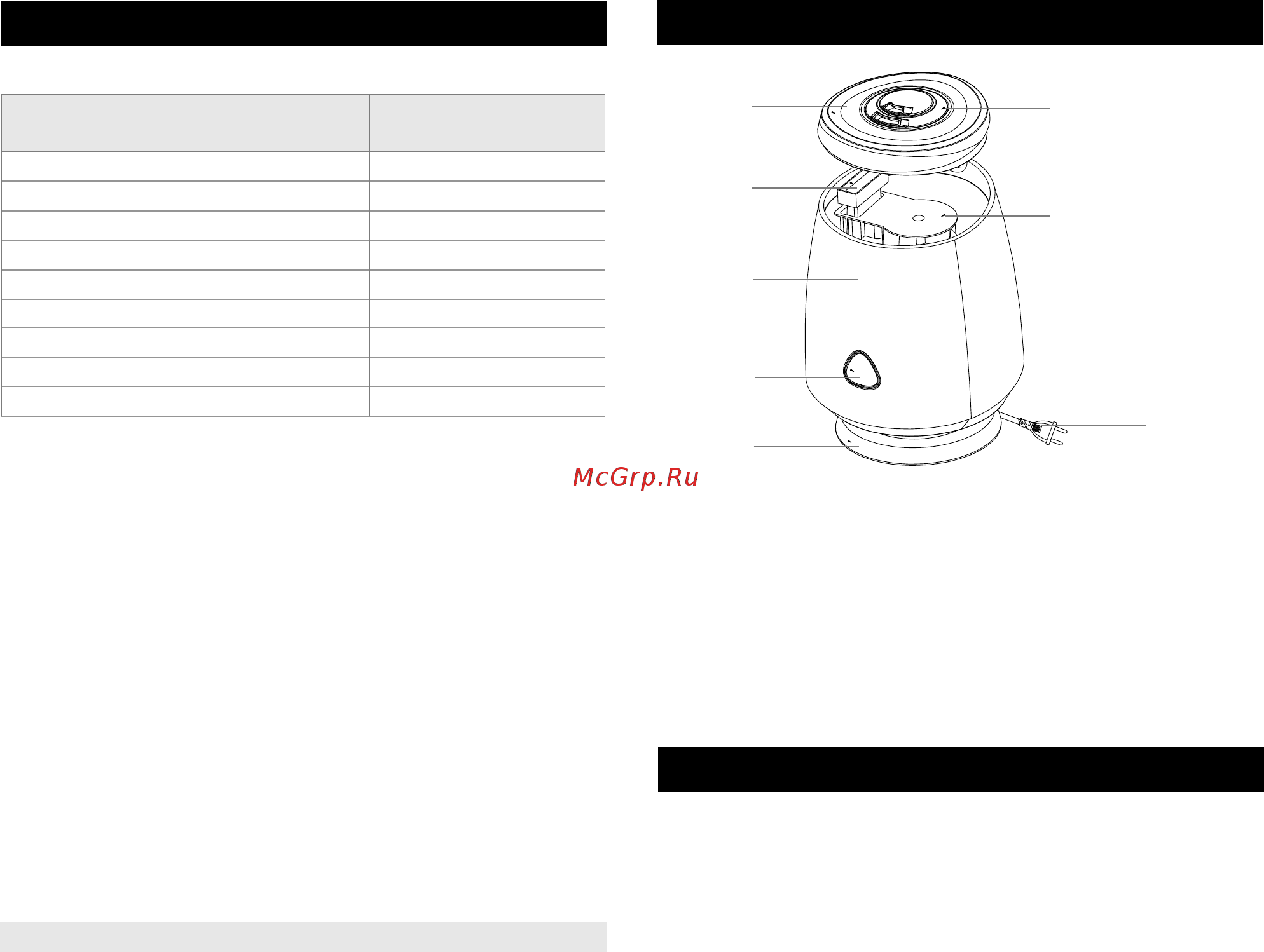 Timberk THU UL 23E (W) [4/24] Specifications 4 description of the unit