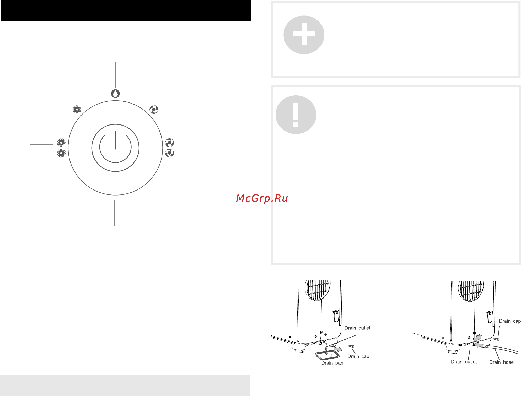 Timberk AC TIM 12C P8 [6/32] Operating modes
