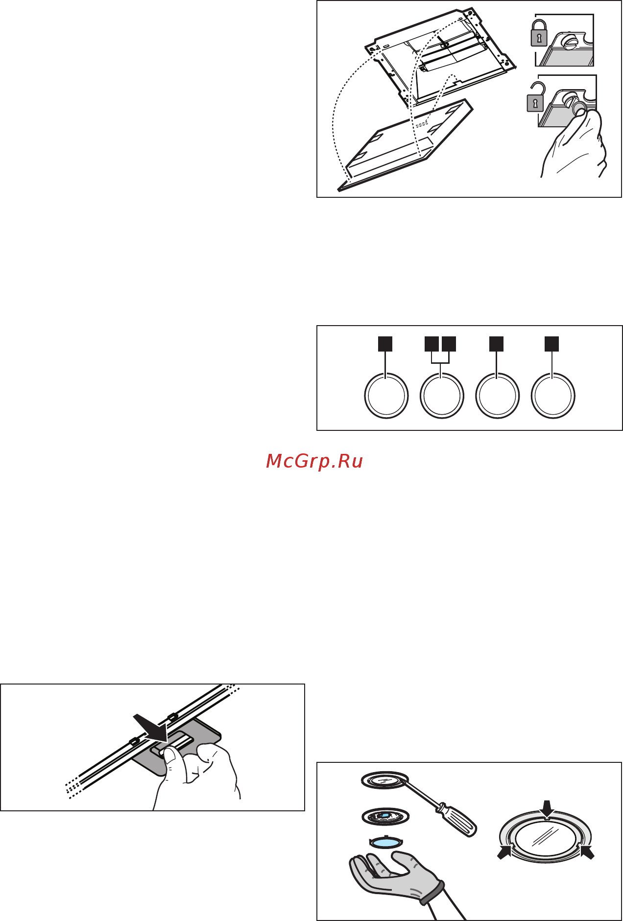 Electrolux EFC 60466 OX [8/97] Bedienelemente