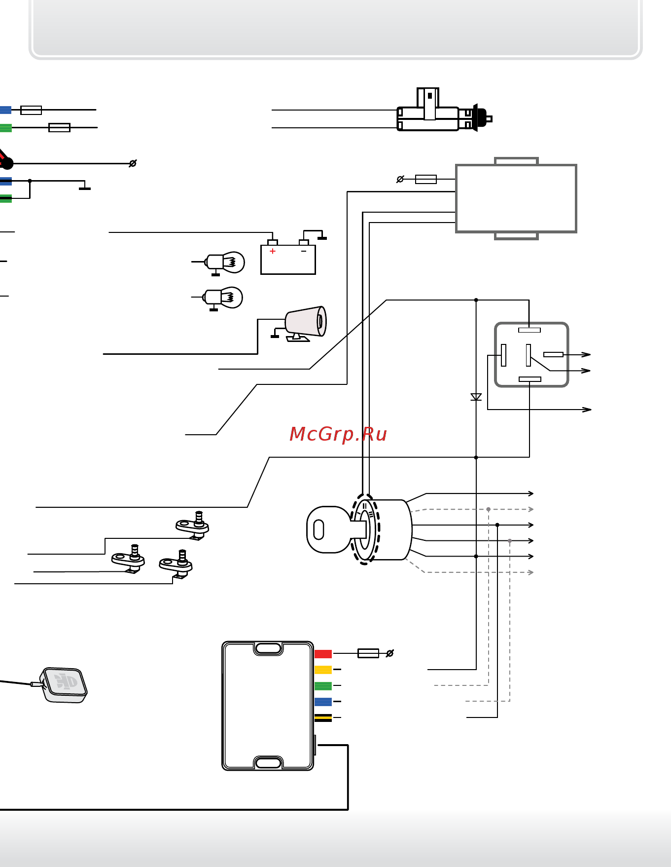Starline A95 BT 2CAN+2LIN [79/205] Схема подключения комплекса