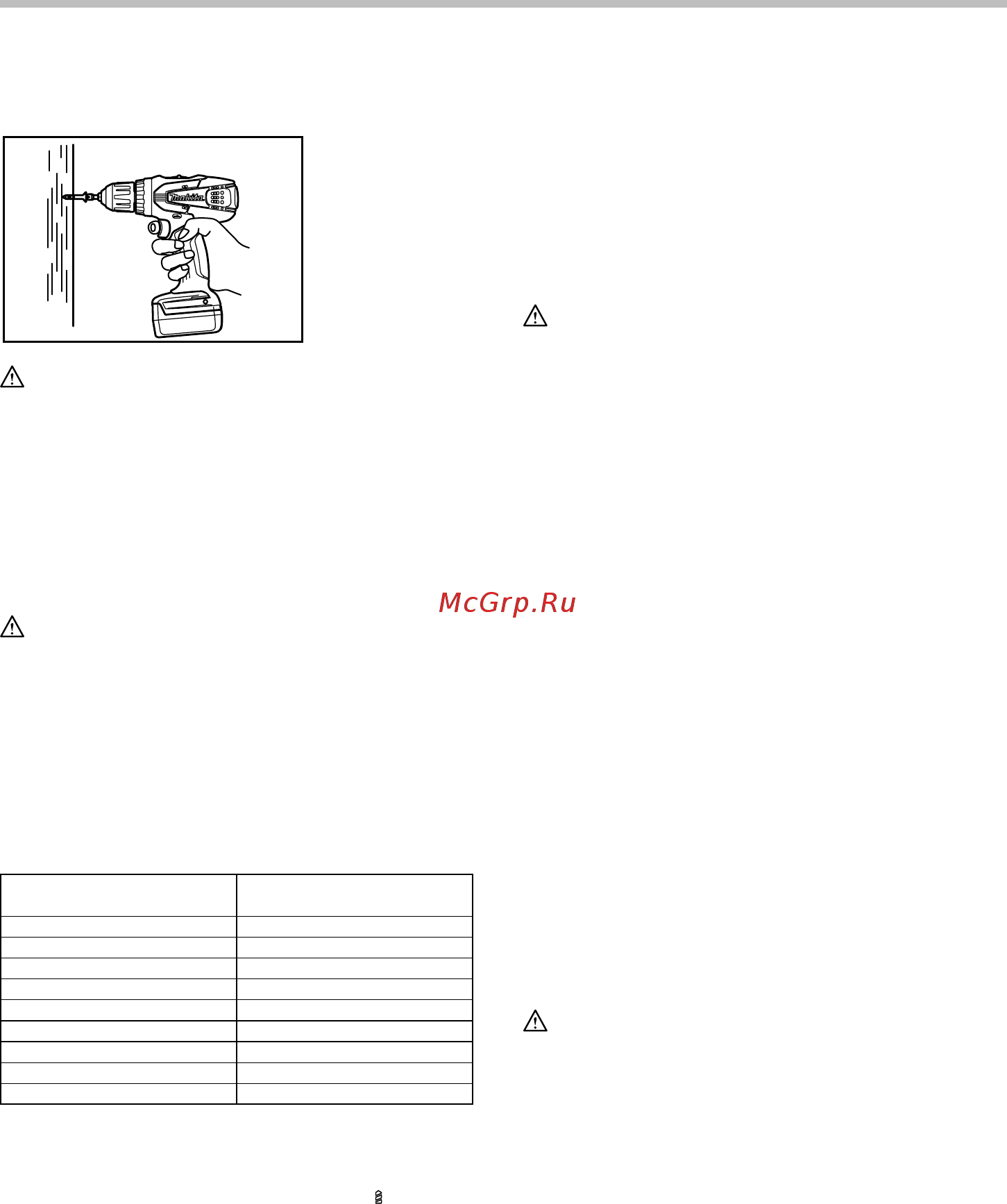Makita DF457DWE [9/12] Техобслуживание
