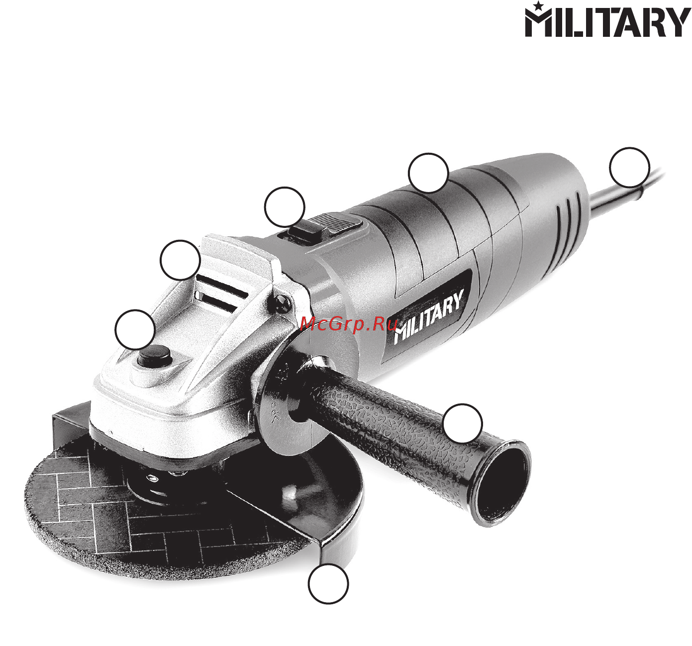 Military AG600 [3/16] Внимание комплектация инструмента может изменяться без предварительного уведомления