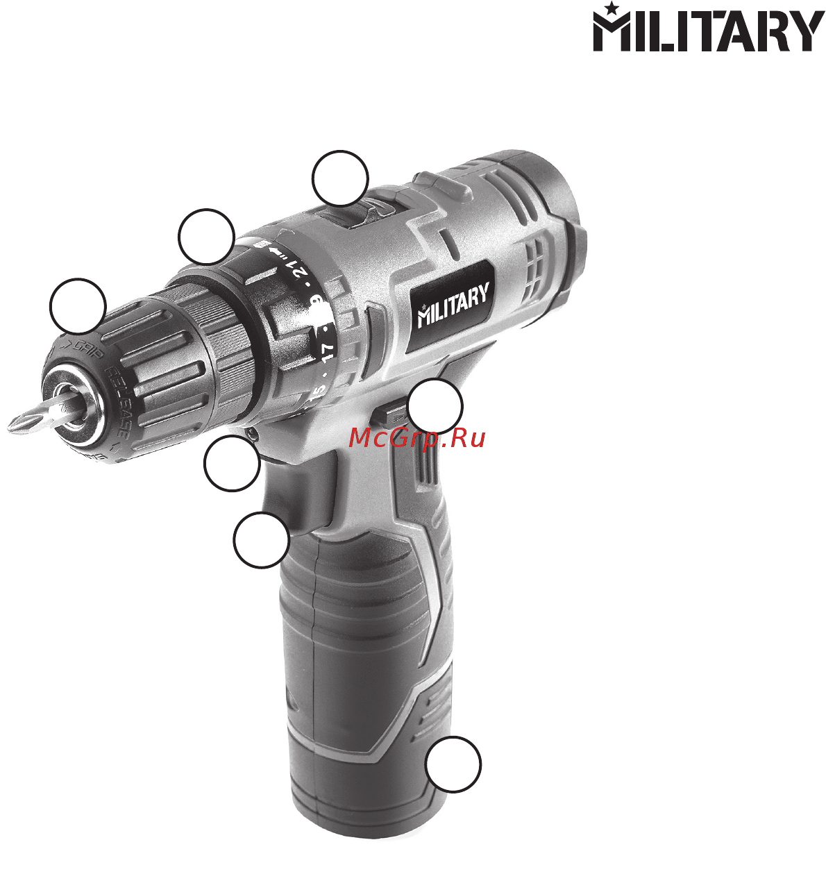 Military CD10.8Li [3/16] Описание инструмента