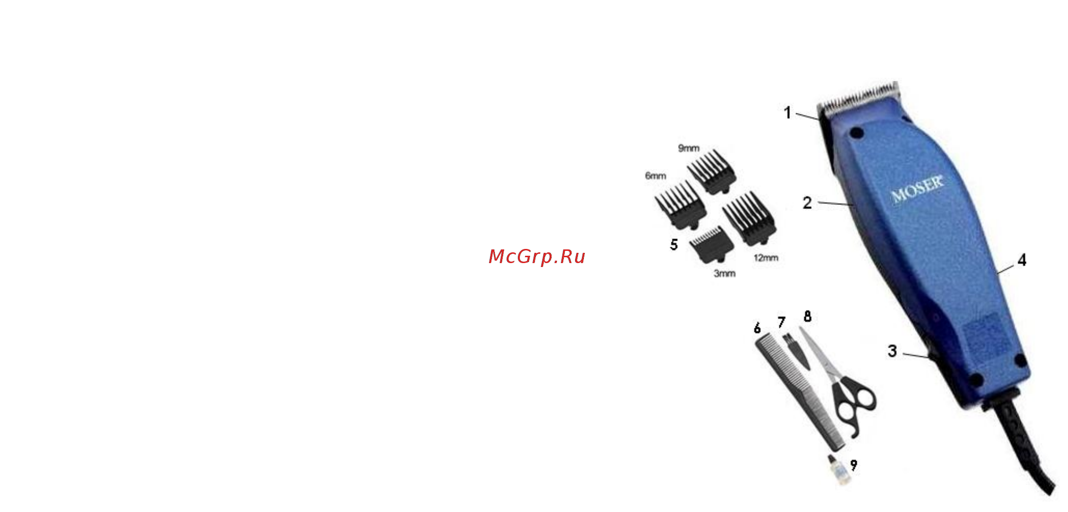 Moser 1390 Инструкция по эксплуатации онлайн