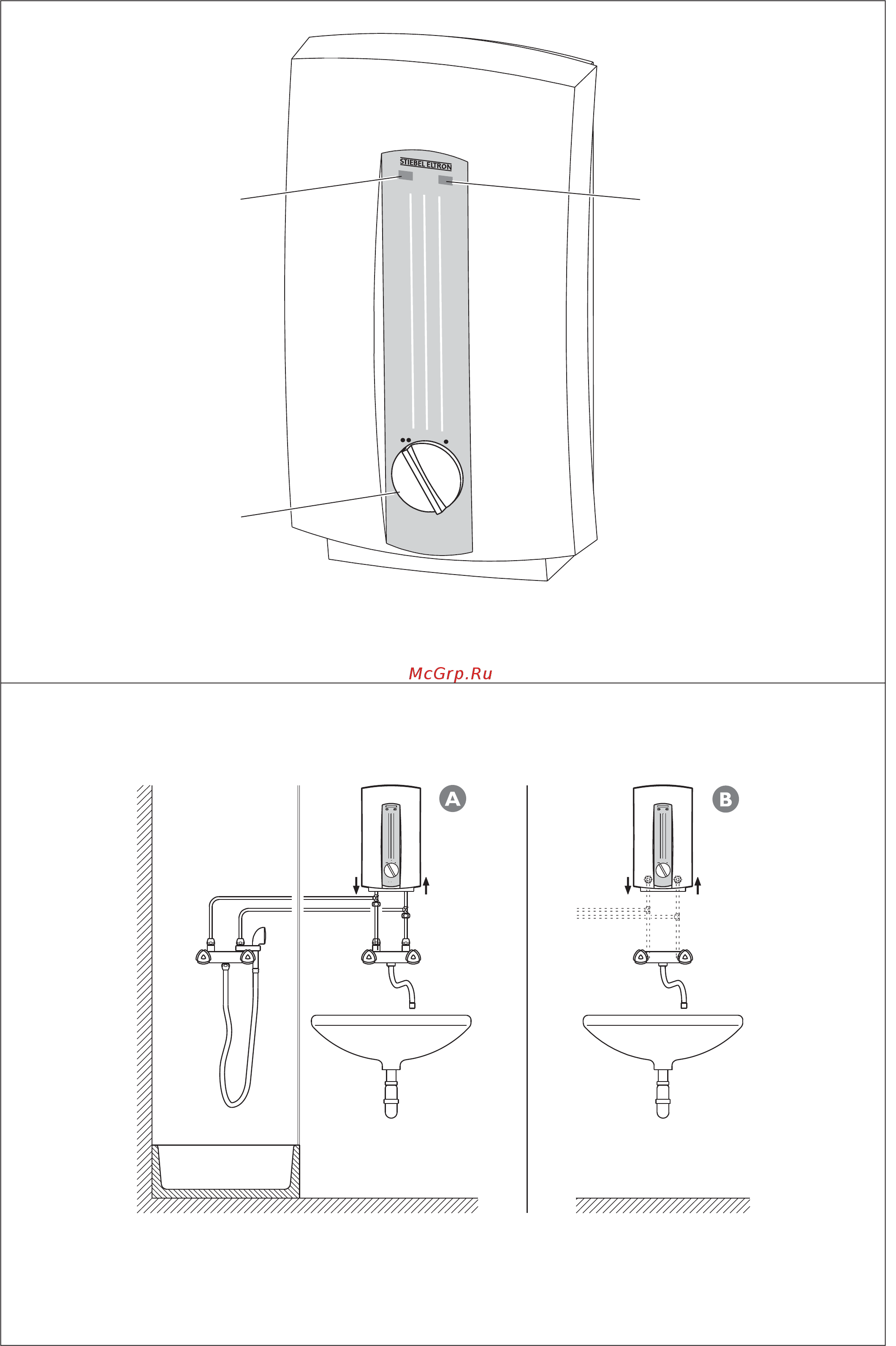 Stiebel Eltron DHA 4/8 L Инструкция по эксплуатации онлайн [3/8] 257641