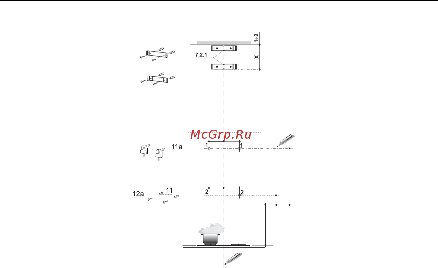 Faber Veil Concrete A90 110.0393.869 Серая [135/152] Инсталация