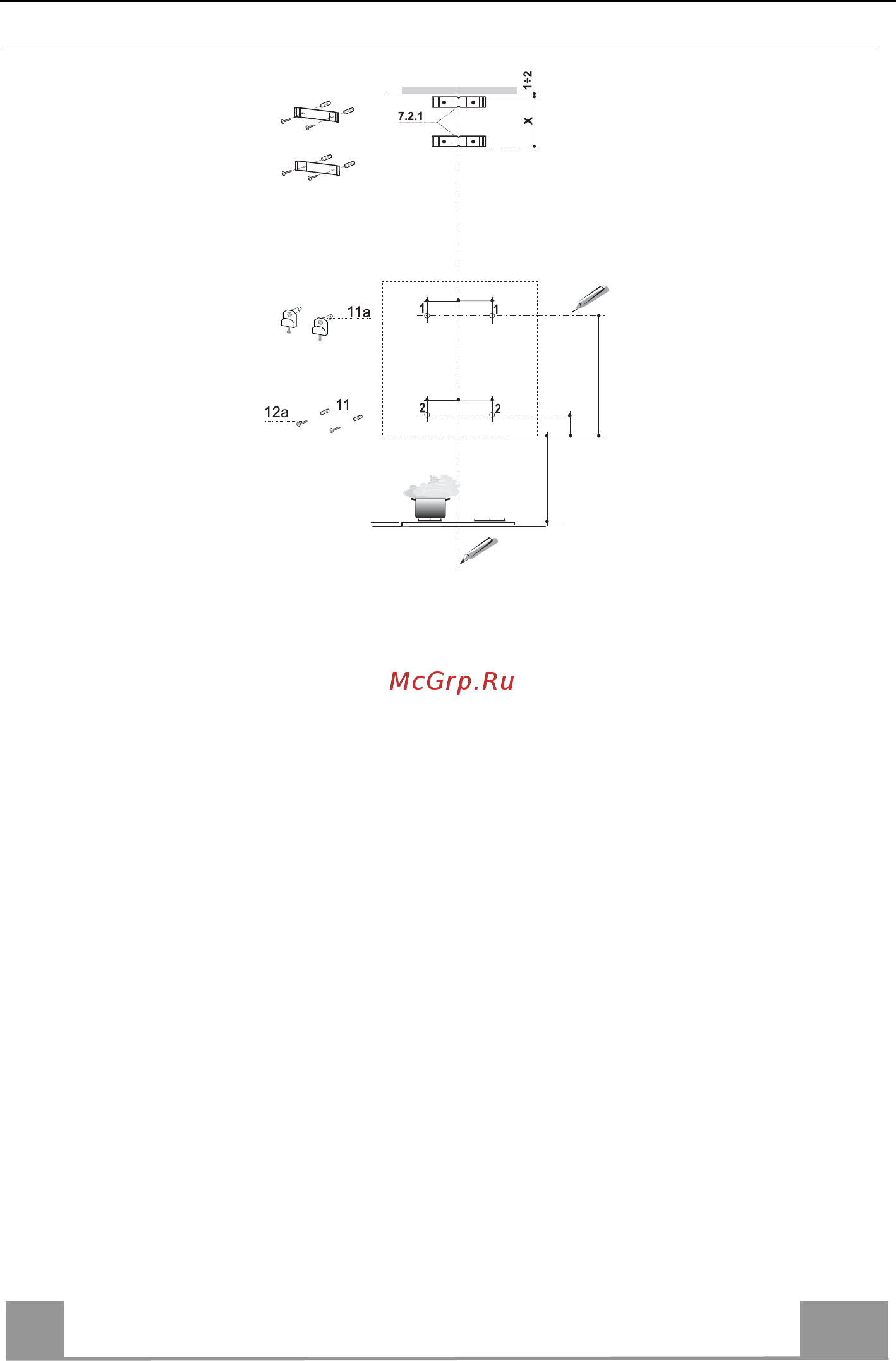 Faber Veil Concrete A90 110.0393.869 Серая [72/152] Asennus