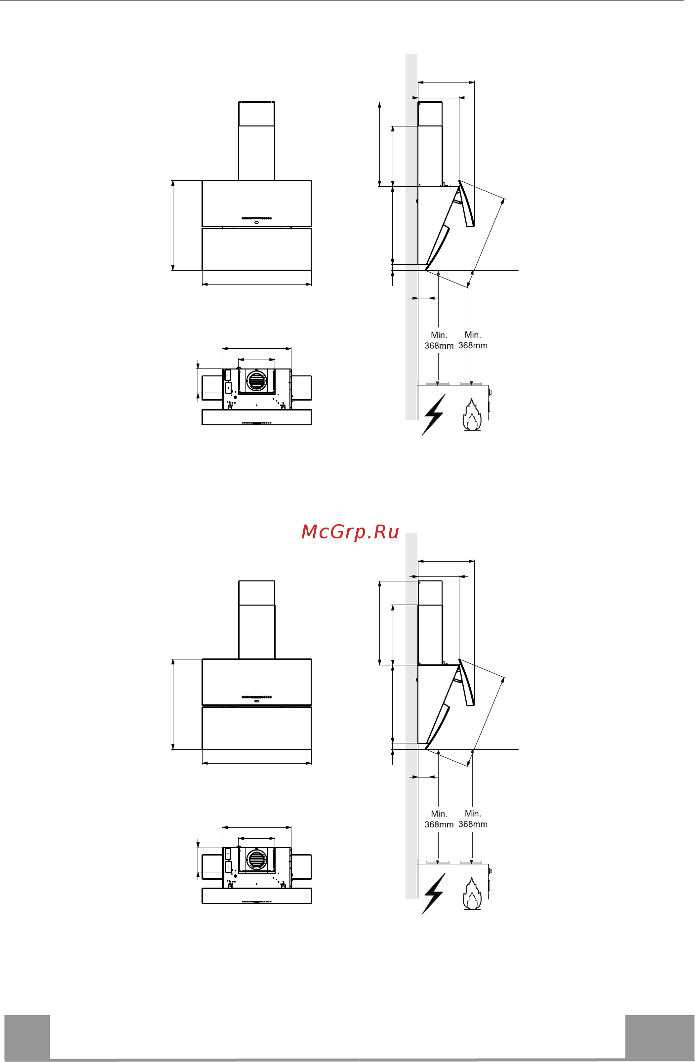 Faber MIRROR BK BRS X/V A80 LOGIC [8/108] En 8 8