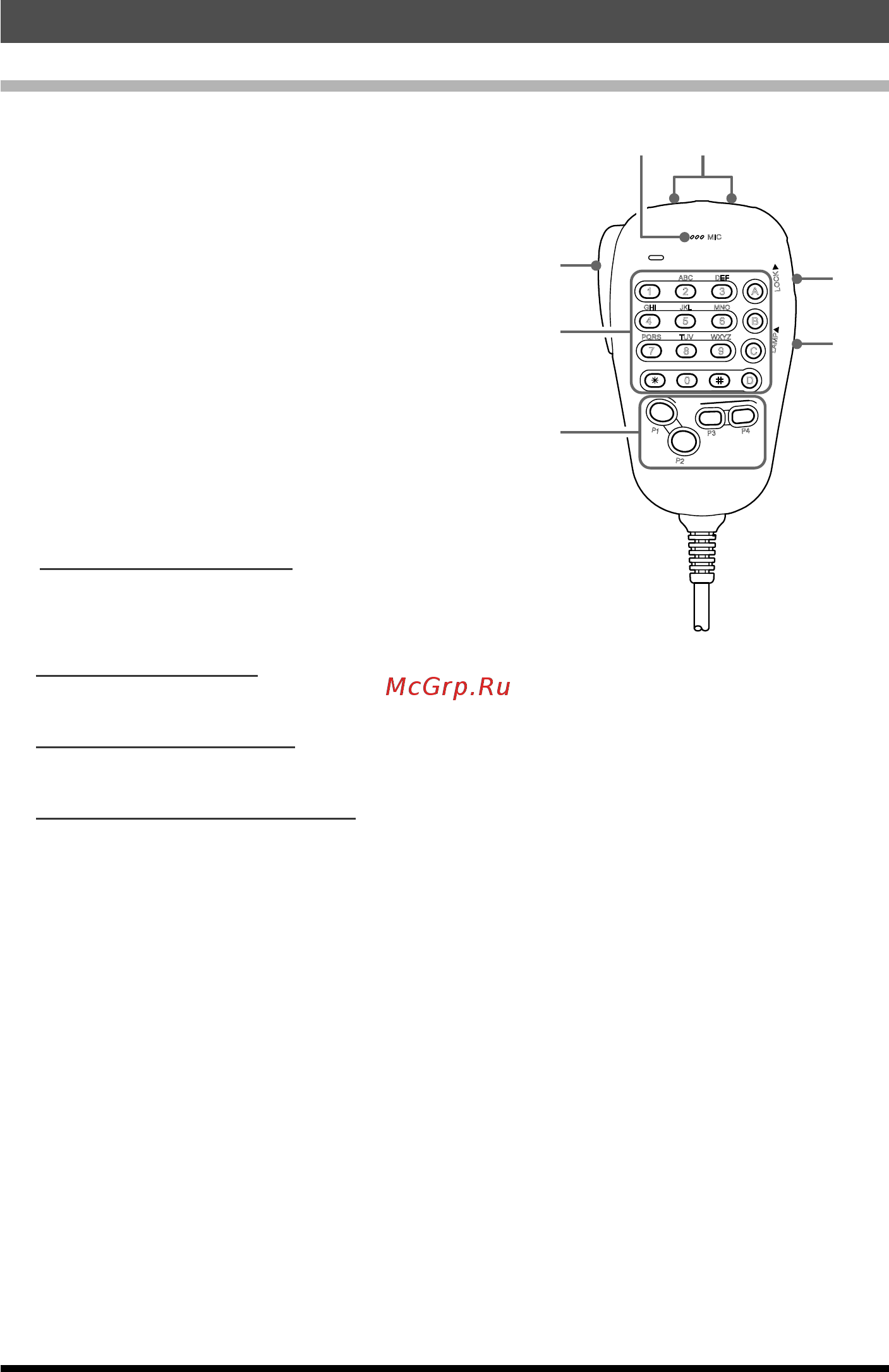 Yaesu FTM-3100R [12/36] Microphone switches