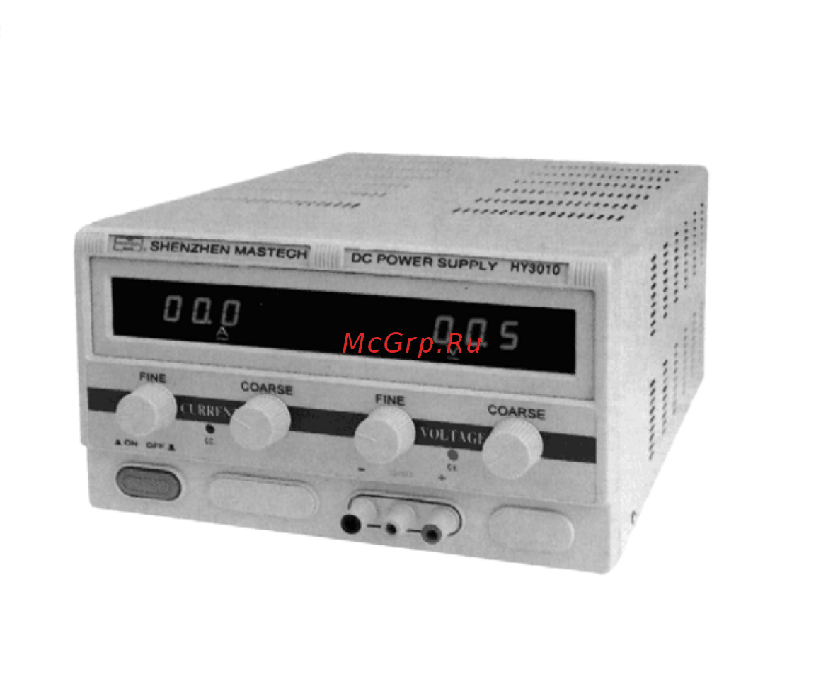 Mastech HY3010E [2/2] Инструкция по эксплуатации
