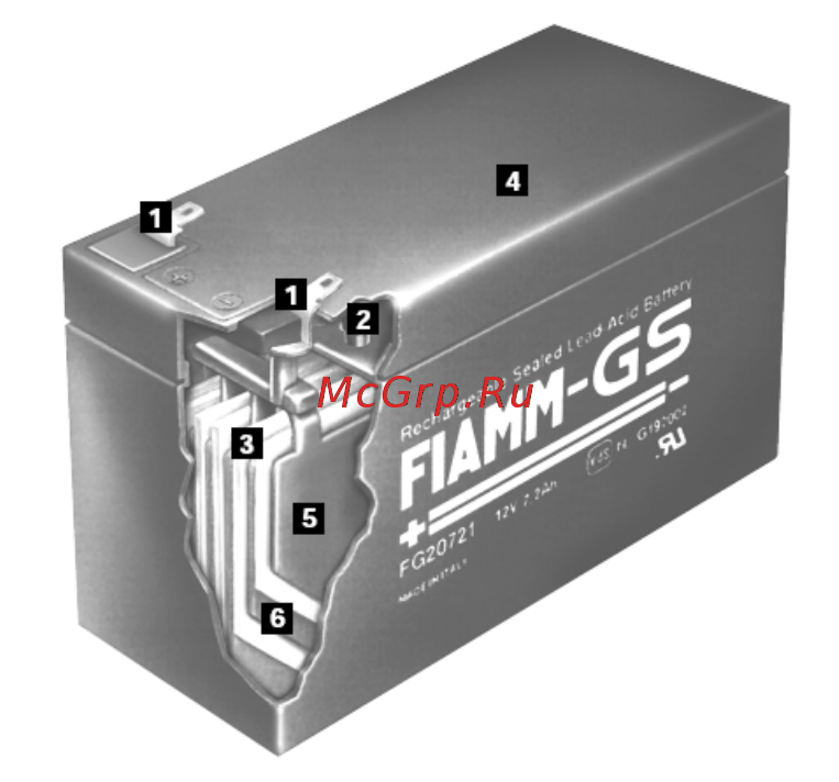 Fiamm FG10721 [3/13] Восстановление после недопустимого разряд