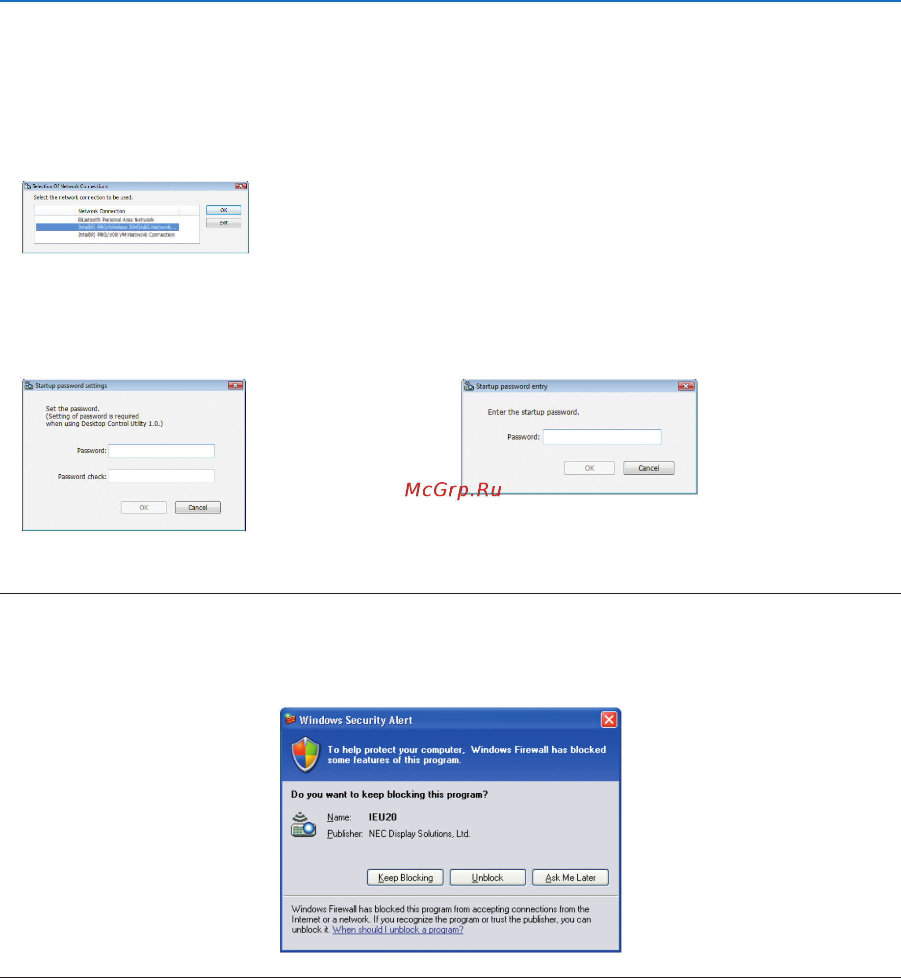 Nec P451W (P451WG) [207/231] User supportware