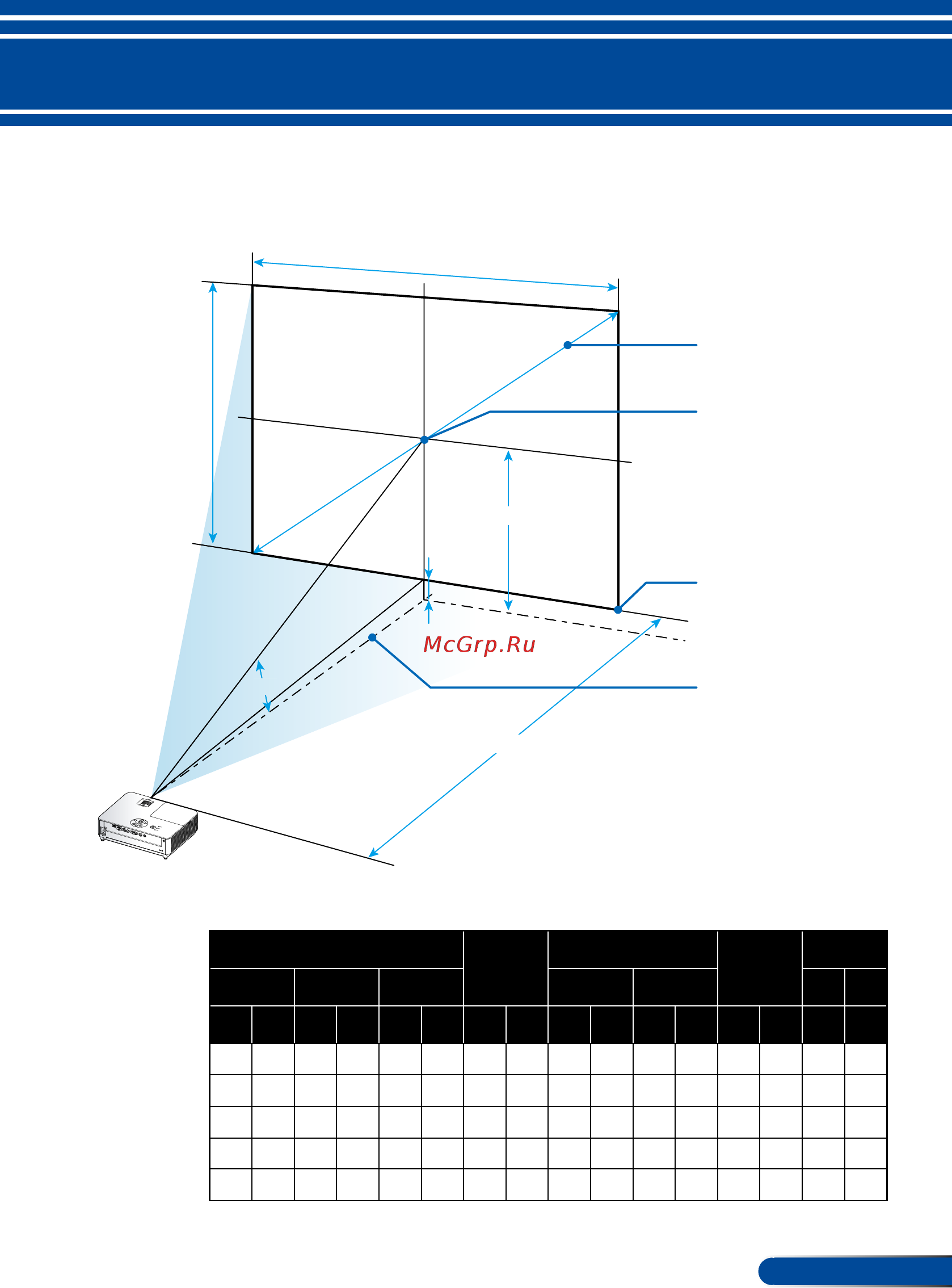 Nec VE303X (VE303XG) [38/95] Adjusting projection image size diagonal