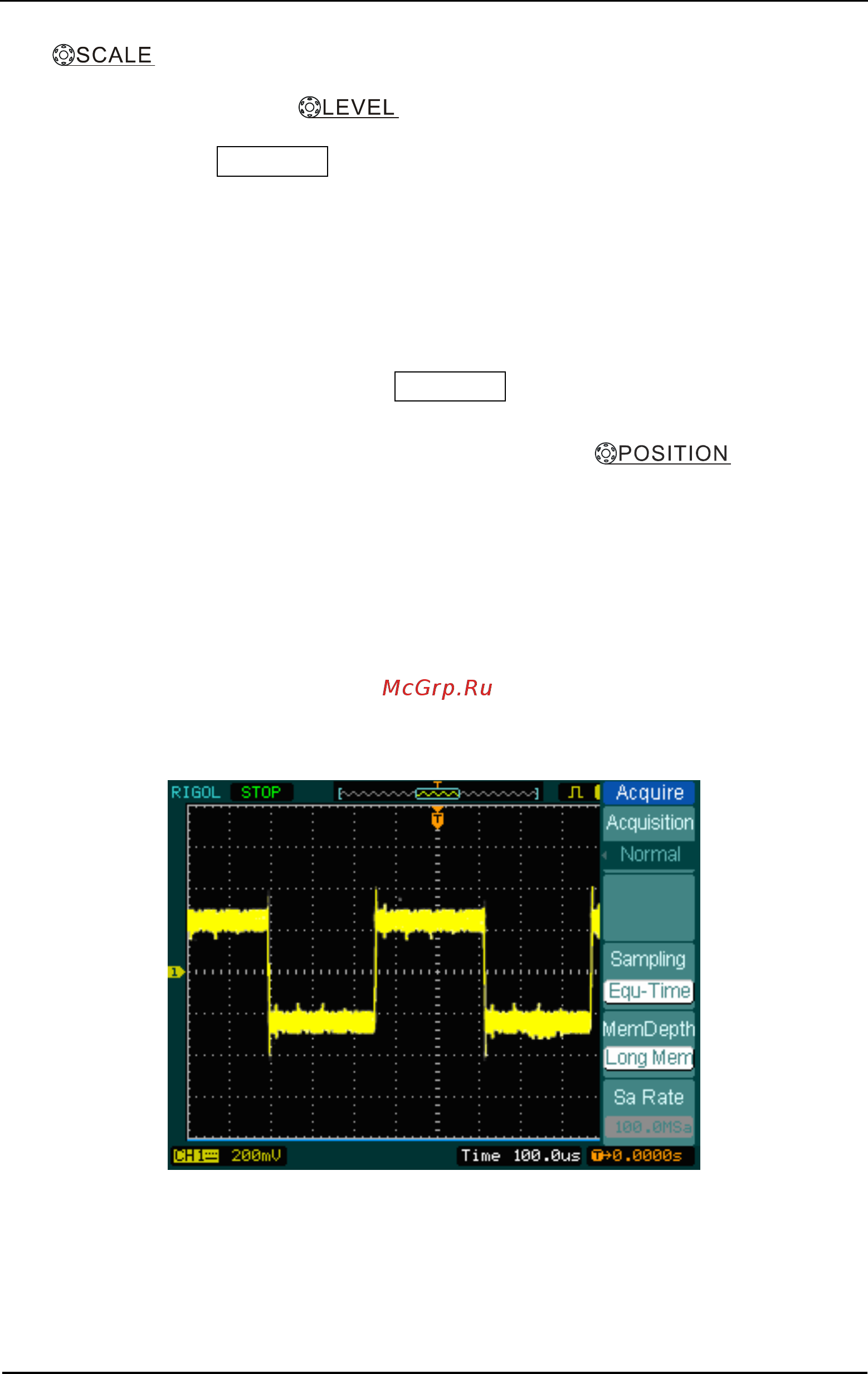 Rigol DS1102MD [137/164] Пример 4 уменьшение белого шума в сигнале