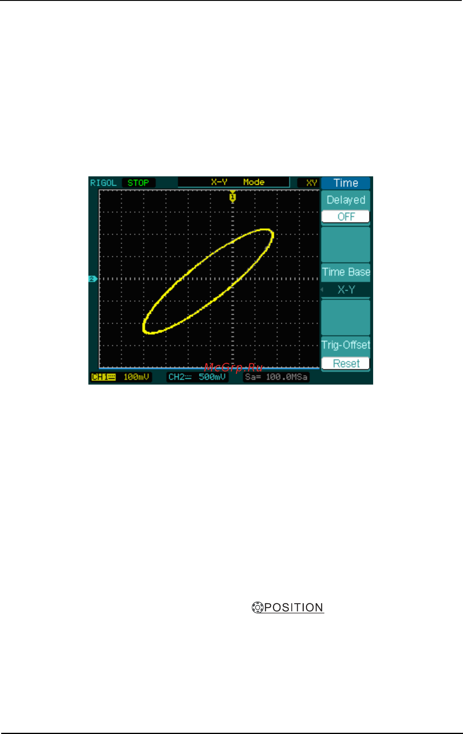 Rigol DS1062C [64/164] Режим x y