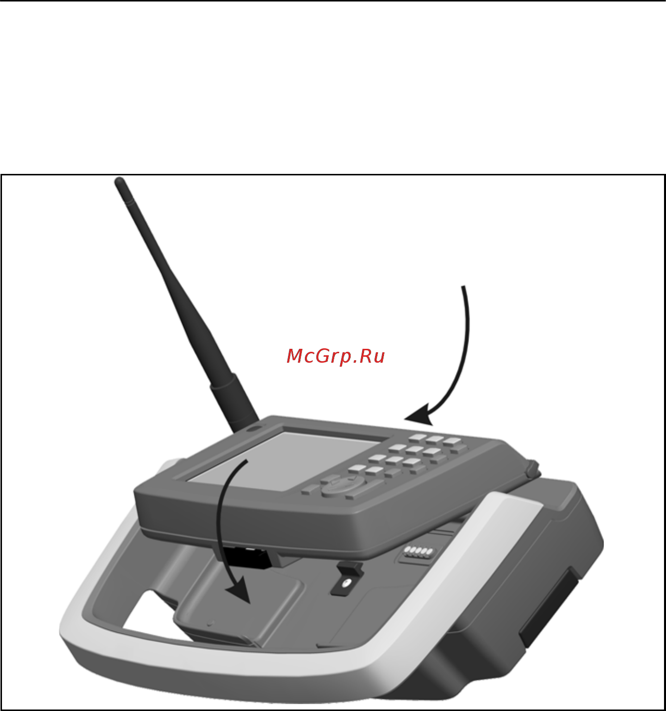 Trimble S8 [148/160] Подключение контроллера trimble cu