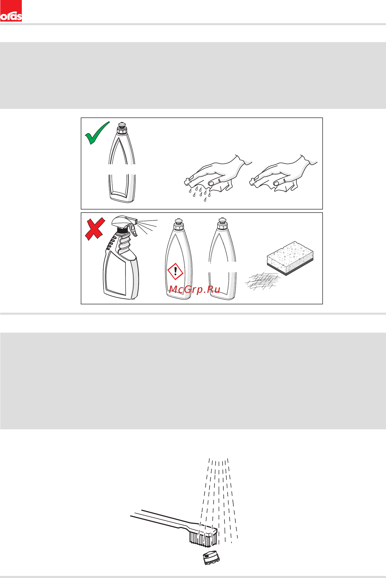 ORAS Safira 1008F [22/28] Cleaning the faucet