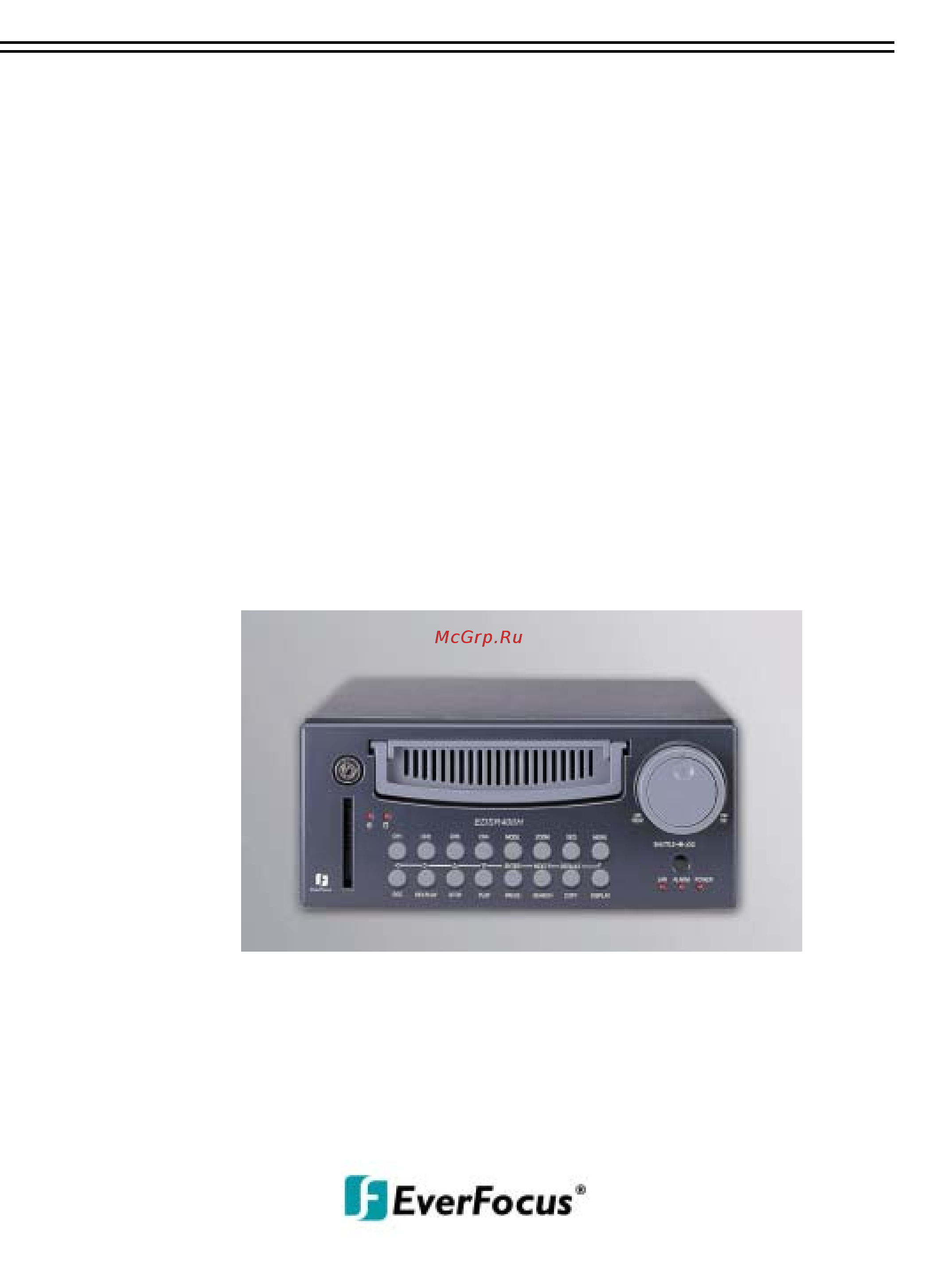Everfocus EDSR-400 Инструкция по эксплуатации онлайн