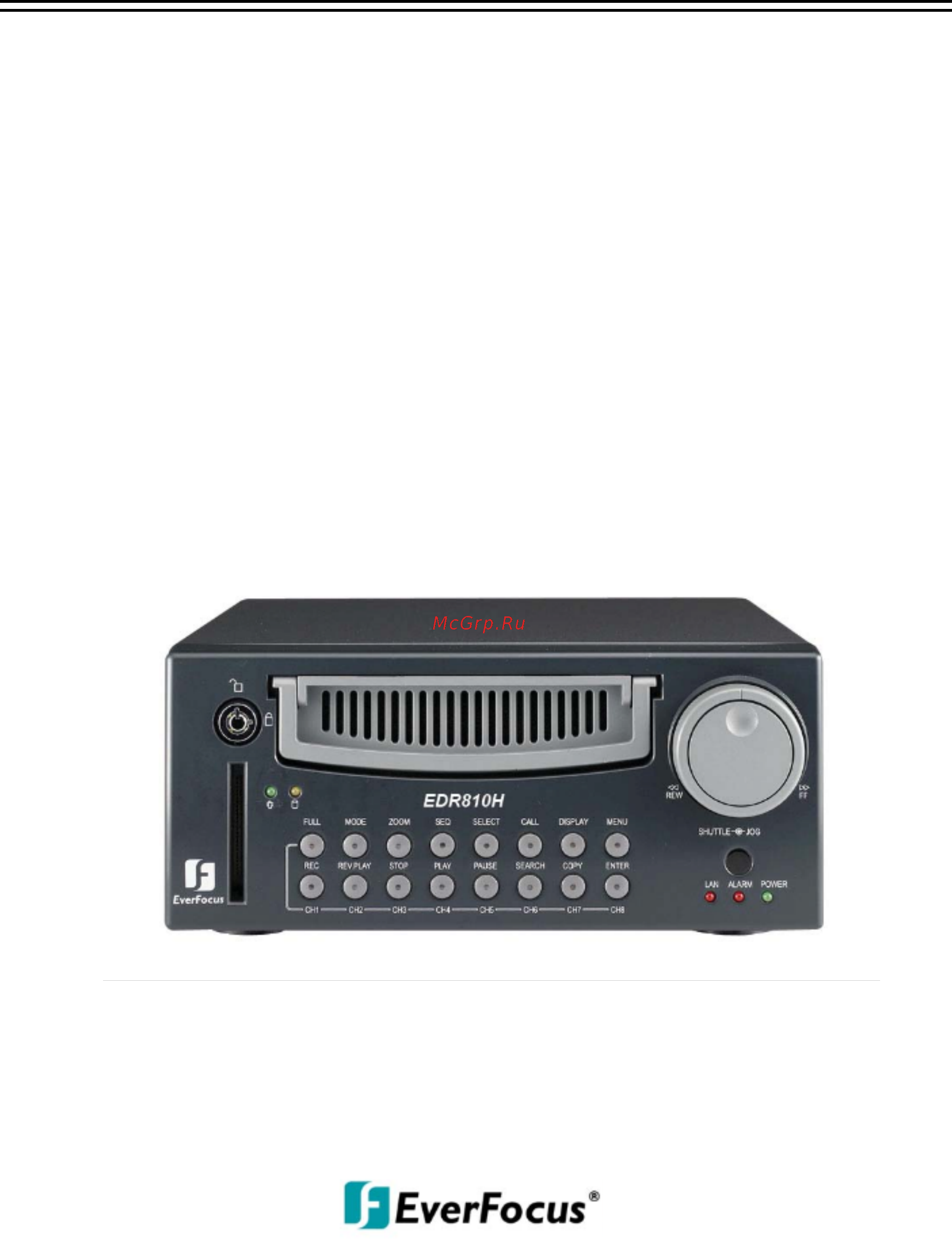 Everfocus EDR410H Инструкция по эксплуатации онлайн