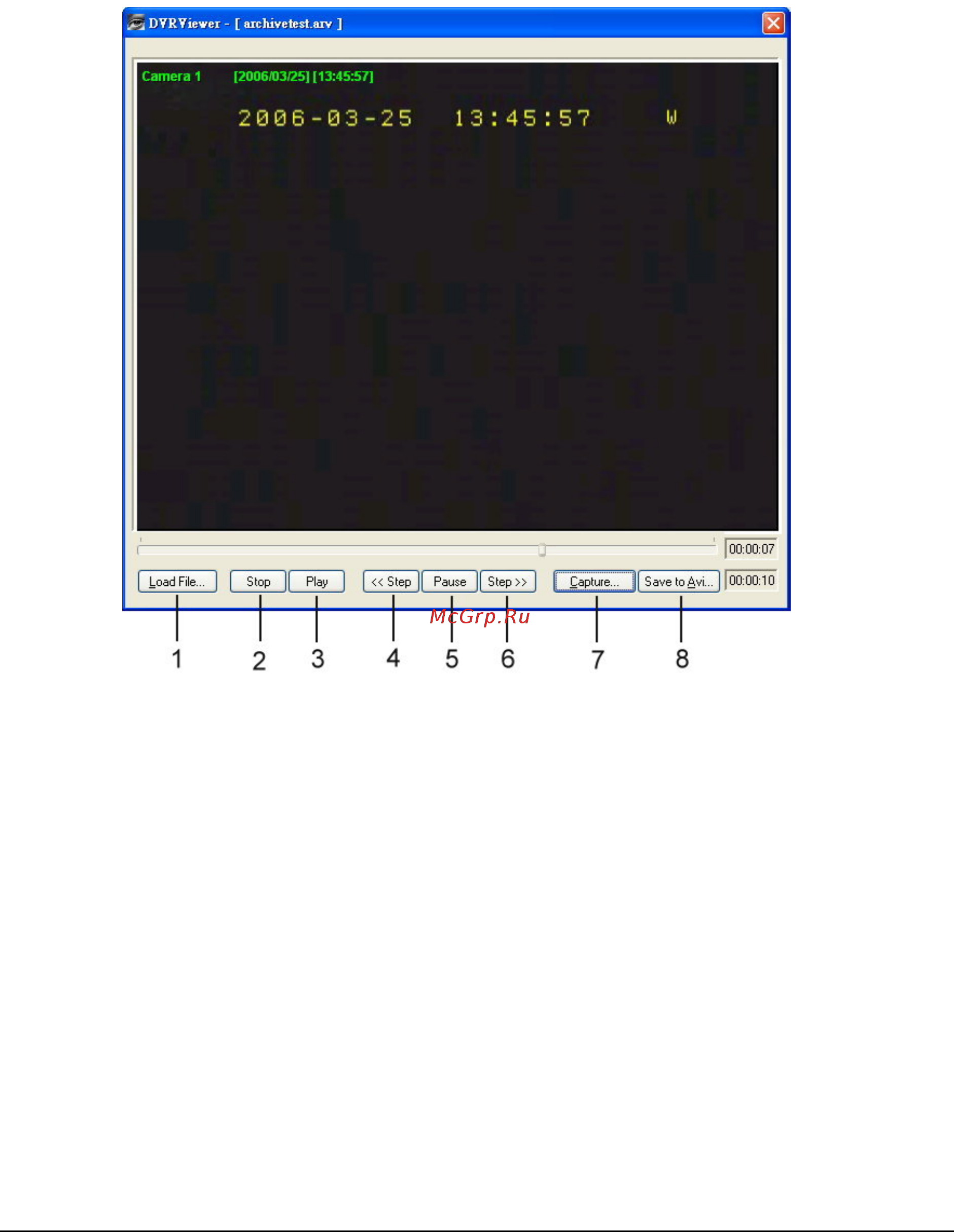 Everfocus EDVR-16D2V [132/148] Iii чтобы загрузить архивные файлы edr mpeg arv запустите программу dvrviewer exe