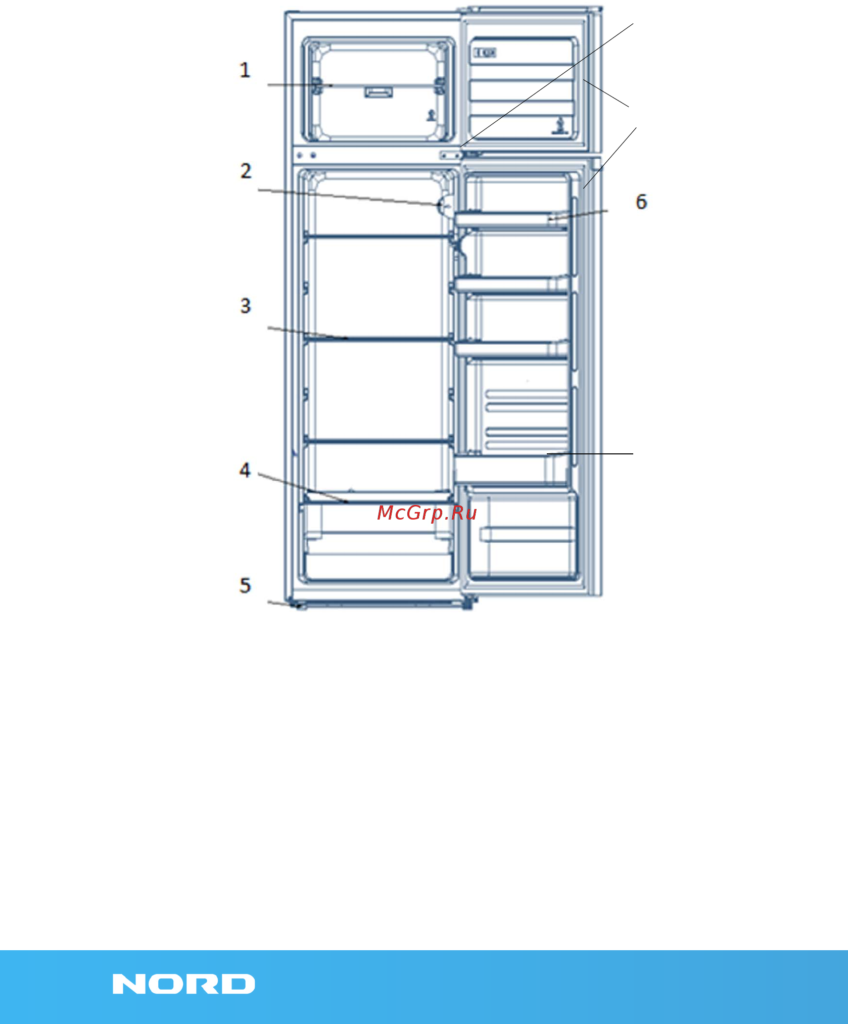 Nord DR 51 [16/64] Описание холодильника