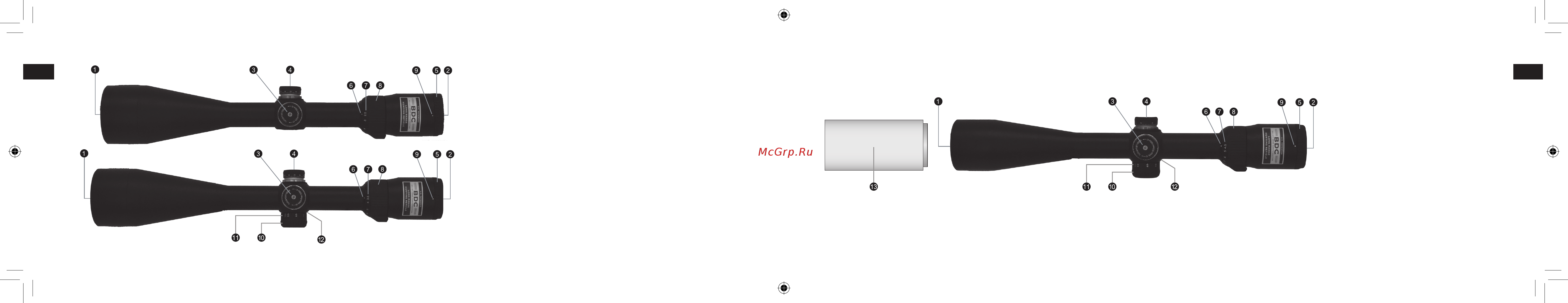 Nikon Prostaff 5 3.5-14X50 SF I [3/16] Fig 1 2