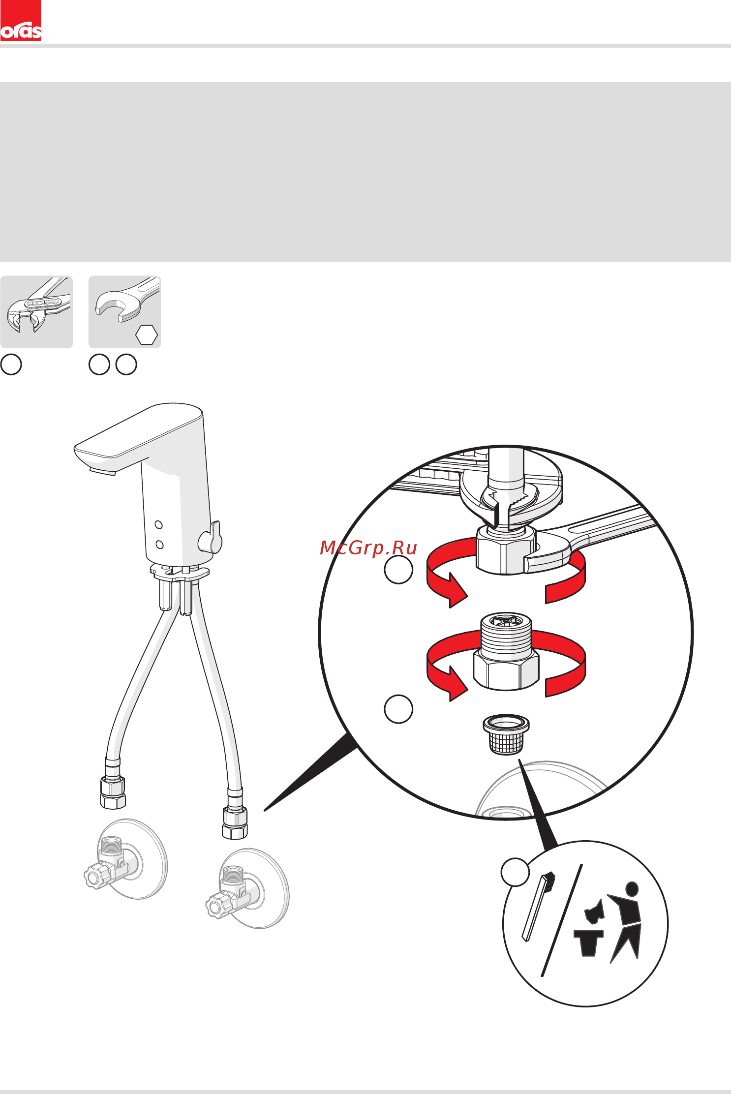 ORAS Electra 6121F [12/16] Cleaning changing the litter filters