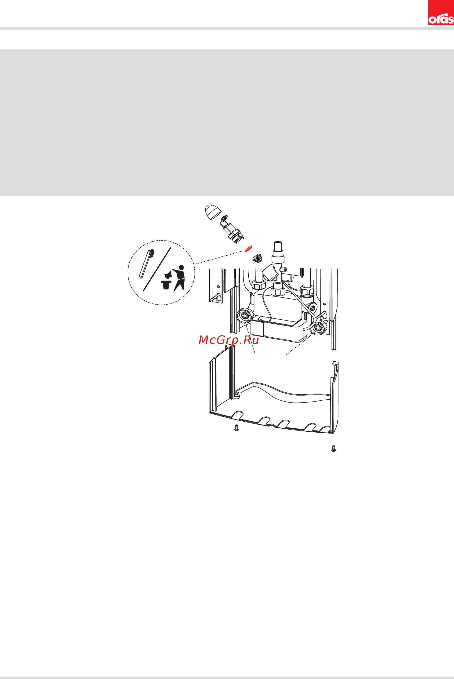 ORAS Electra 6662FTX [15/20] Servicing the solenoid valve membrane