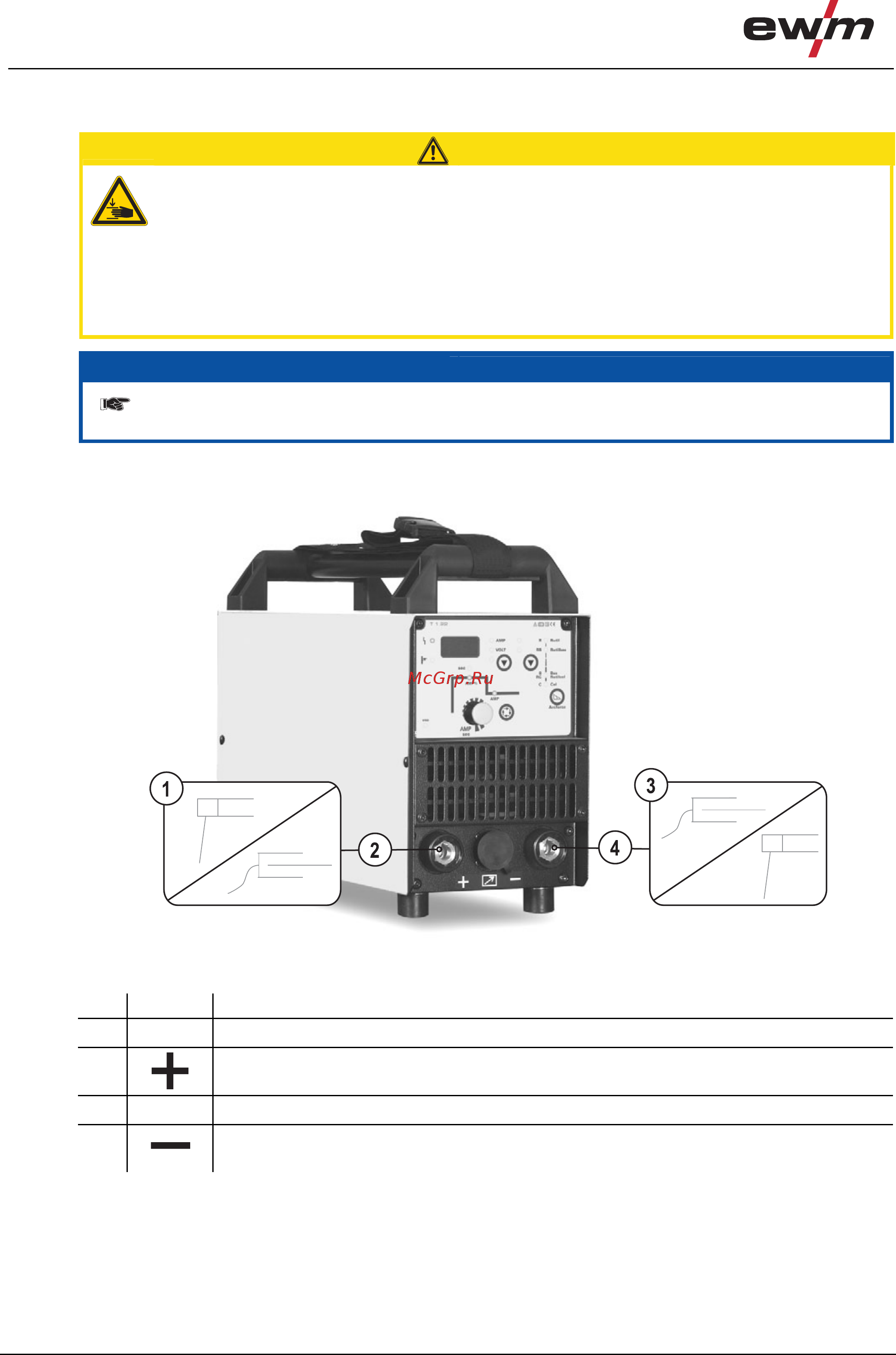 Ewm Pico 300 cel [24/44] Ручная сварка стержневыми электродами