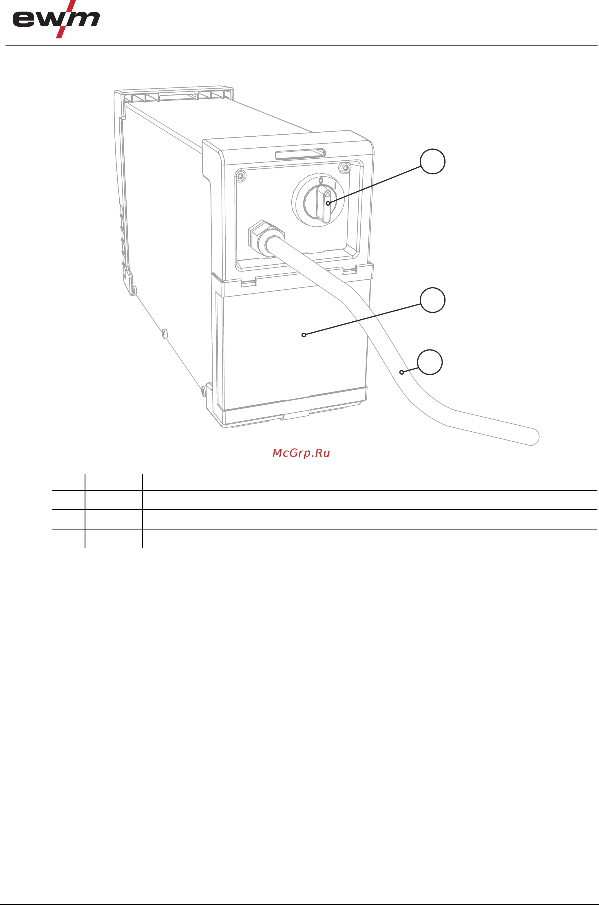 Ewm Pico 220 cel puls [17/43] Вид сзади