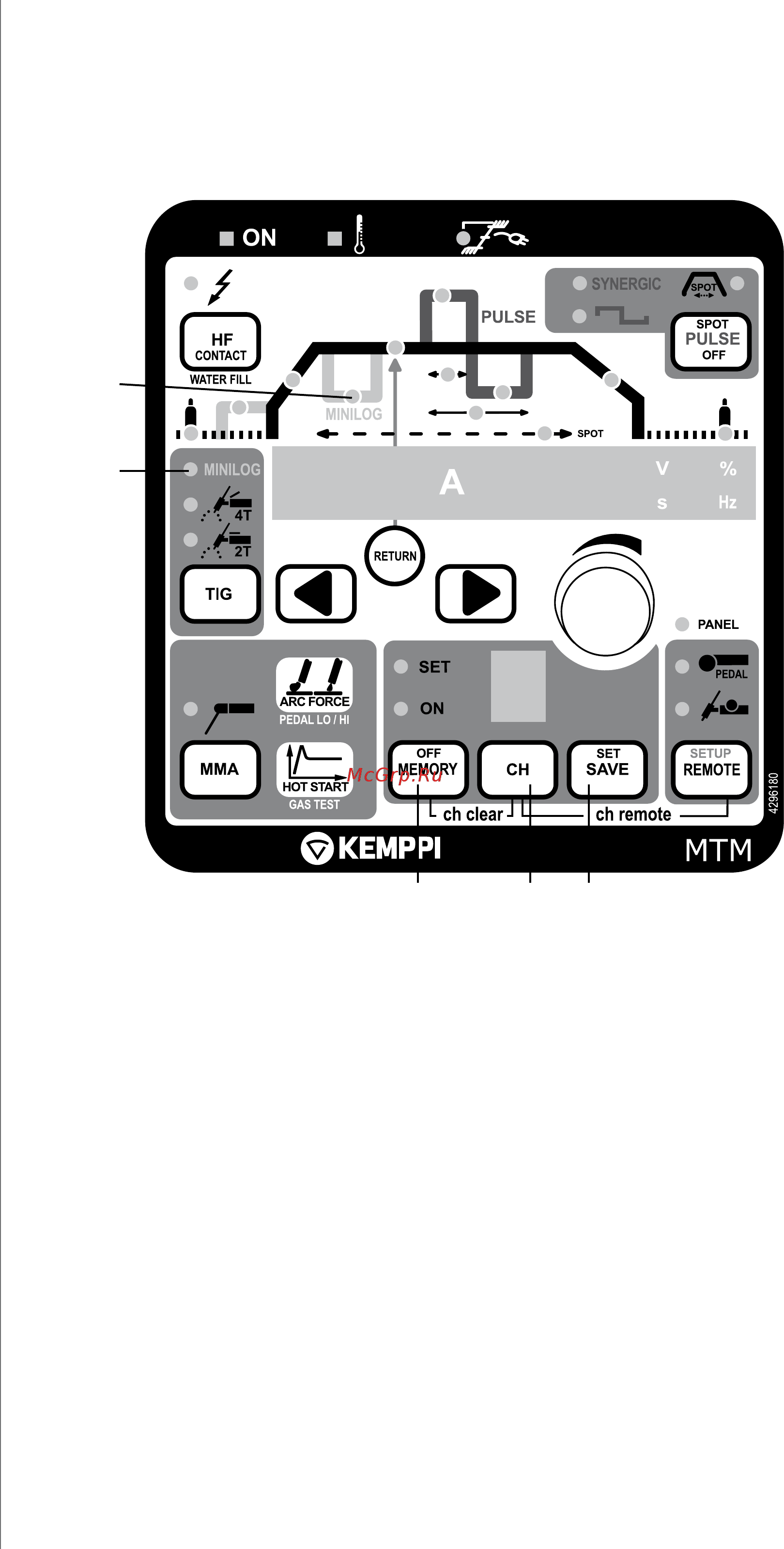 Kemppi MasterTig MLS 3000 [18/28] Master mastertig mastercool 10