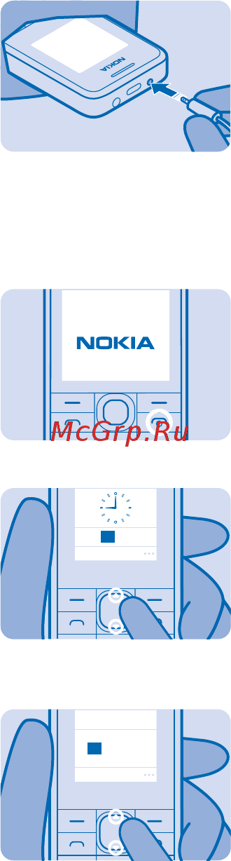 Nokia 105 rm-908 black, черный [7/24] Включение телефона