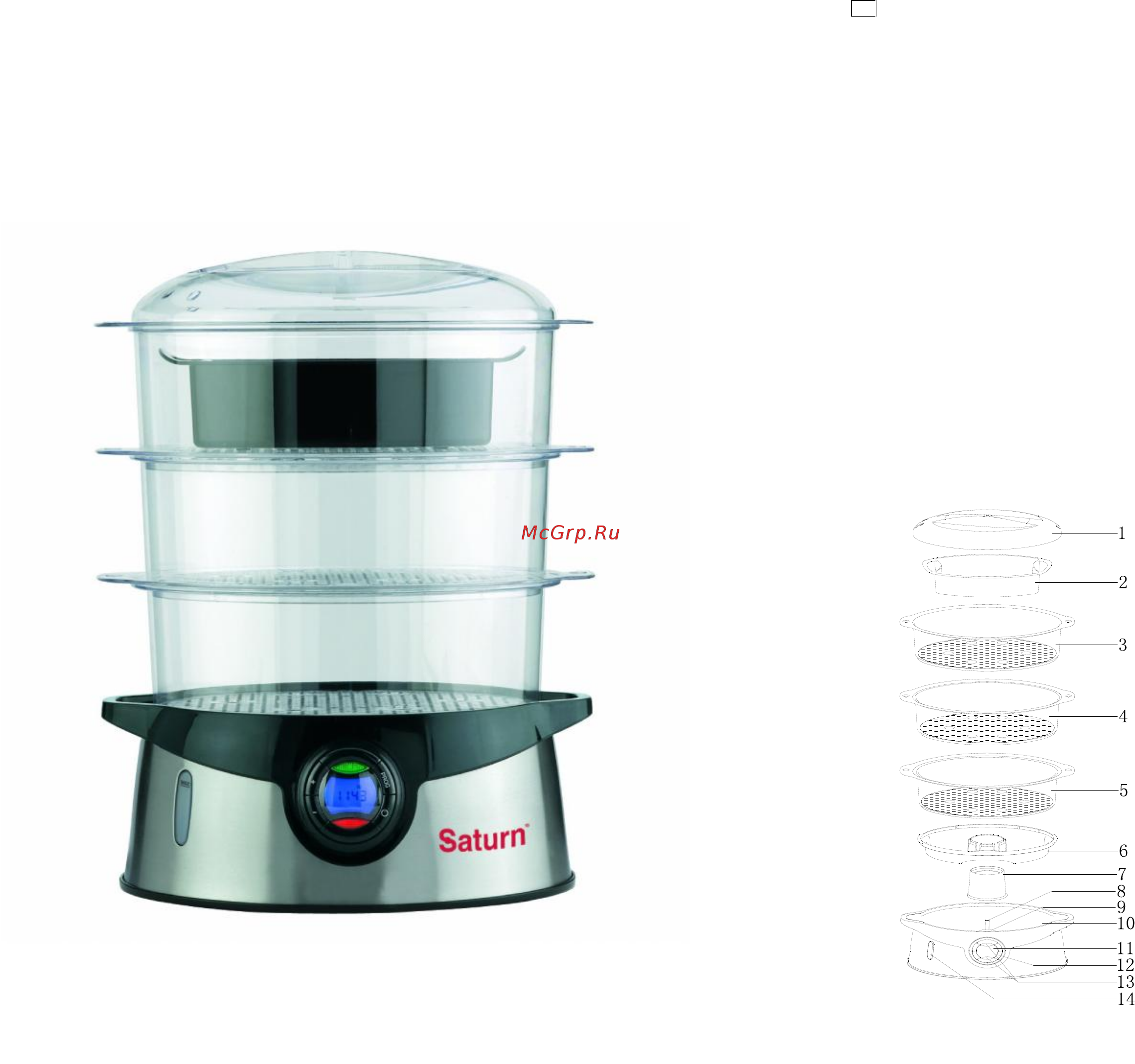 Saturn ST-EC0105 Инструкция по эксплуатации онлайн [2/23] 259790