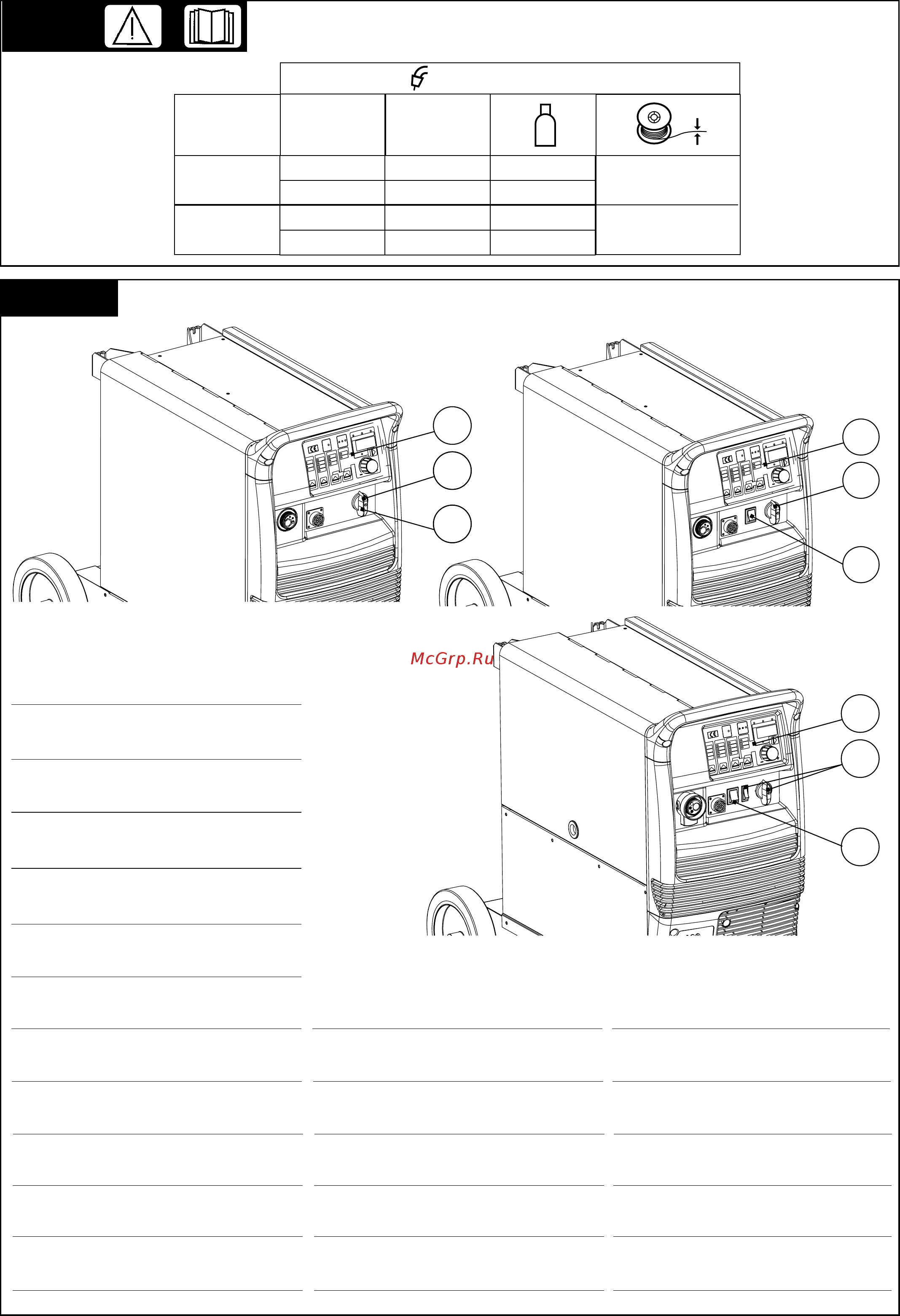 Blueweld MEGAMIG DIGITAL 330 Инструкция по эксплуатации онлайн [7/12] 259851