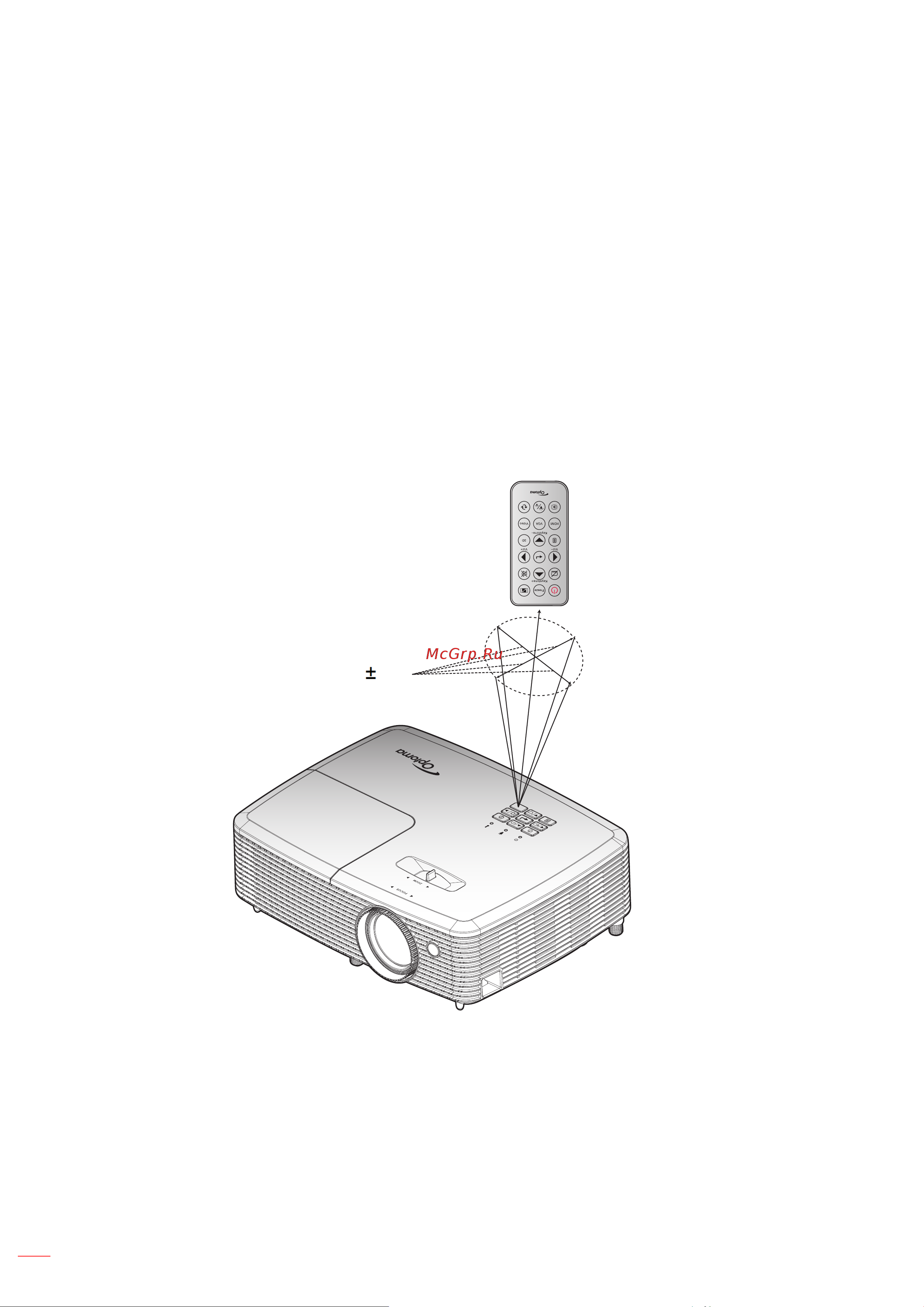 Optoma S341 [18/59] Установка и настройка