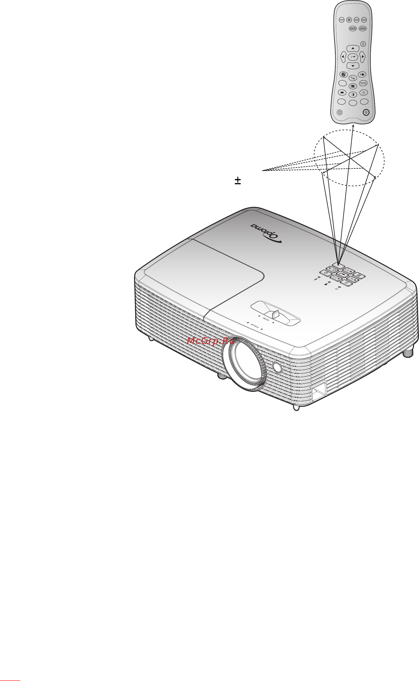 Optoma HD142X [18/56] Установка и настройка