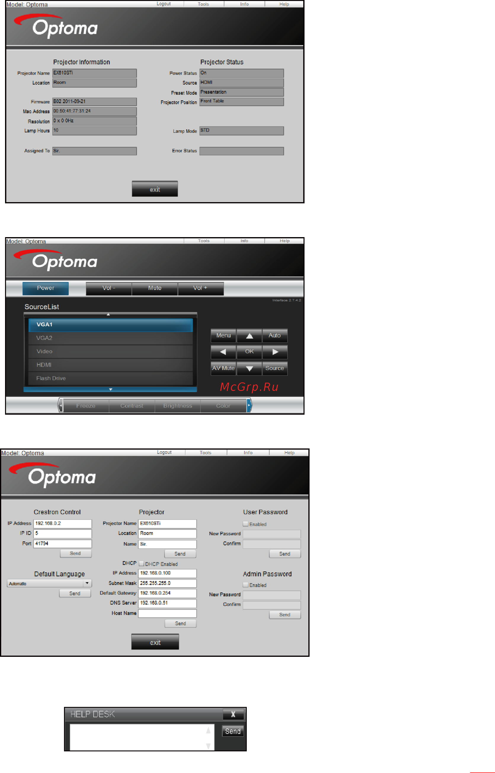 Optoma X515 [51/96] Использование проектора