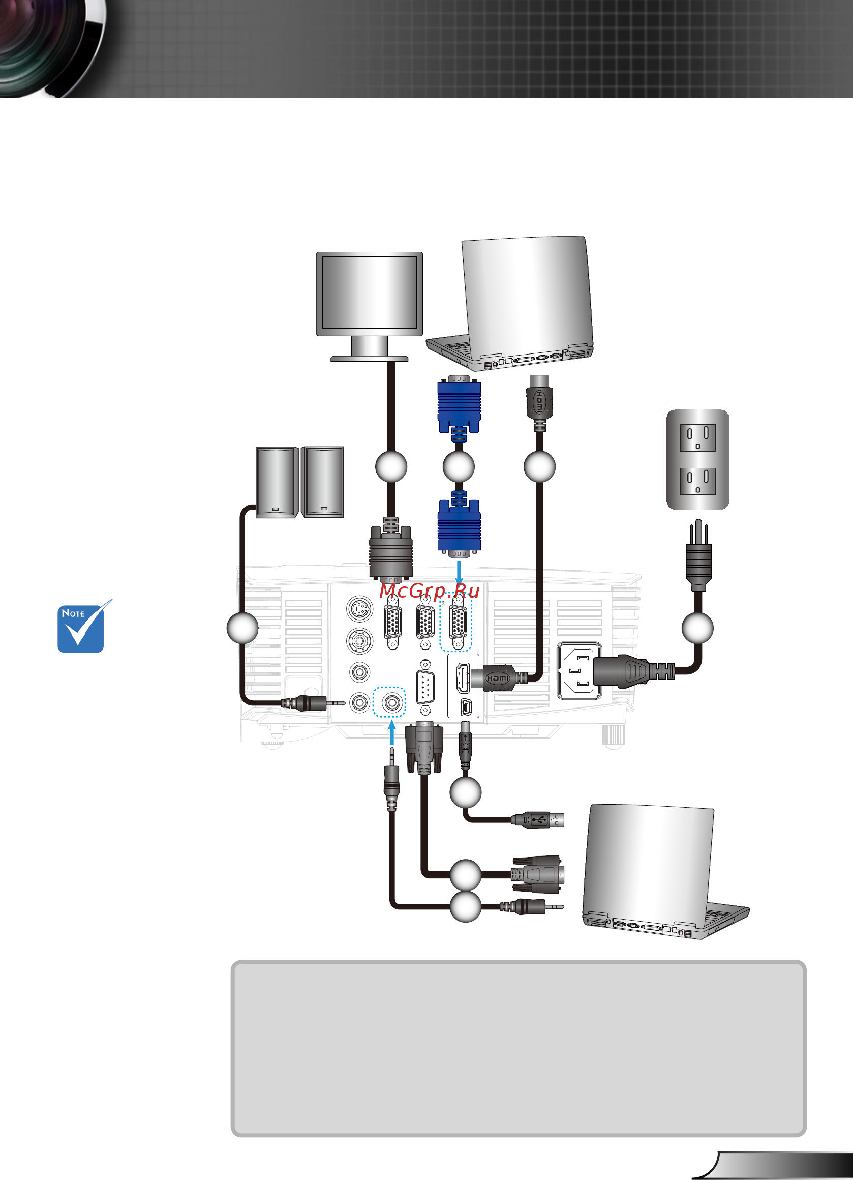 Optoma S316 [11/67] Русский