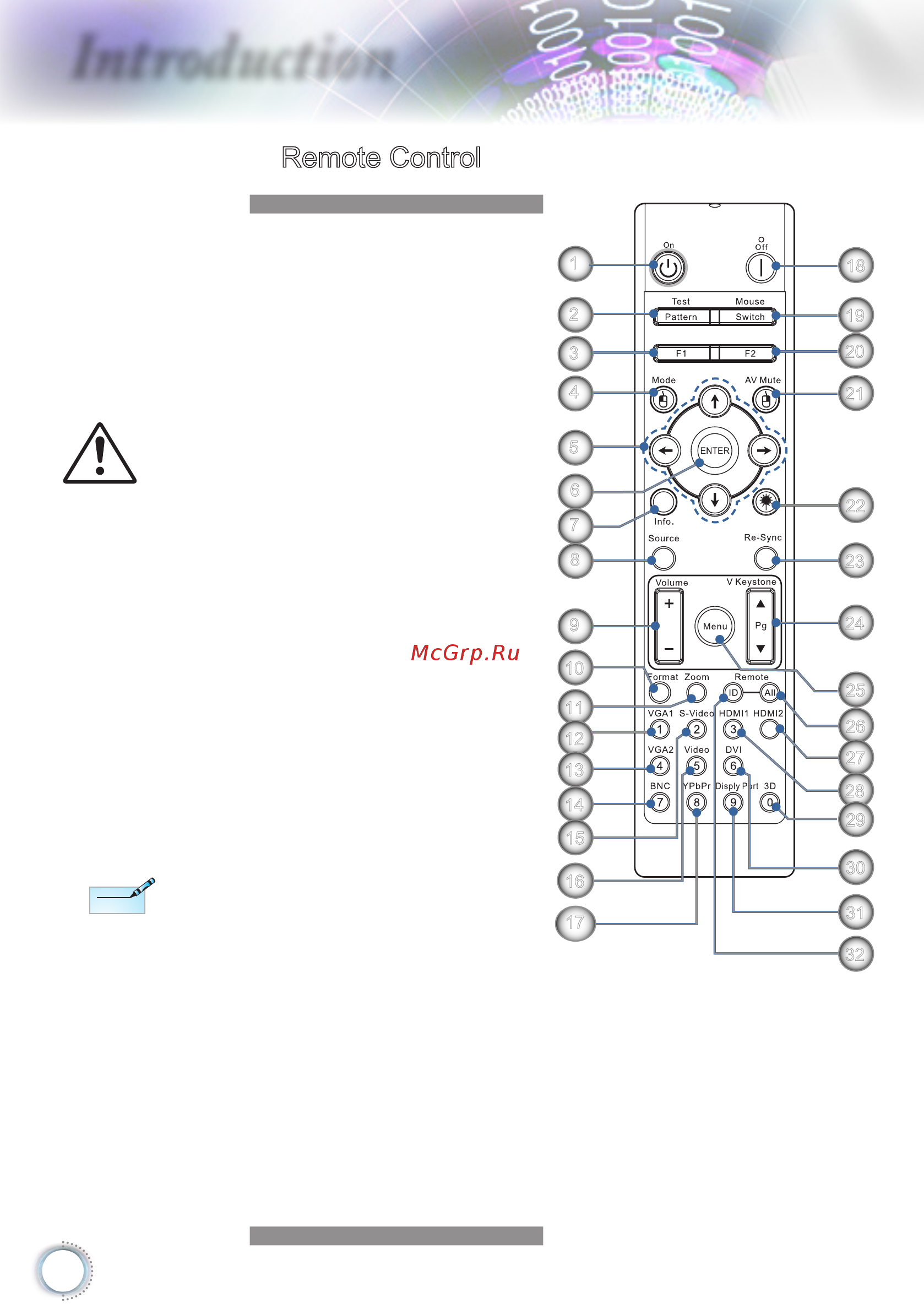 Optoma DH1017 [10/87] Introduction