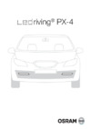 Osram LedDriving PX-4 4LED 6000K IP67K, LEDDRL401, Дневные, светодиодные (комплект), прямоугольные Инструкция по эксплуатации