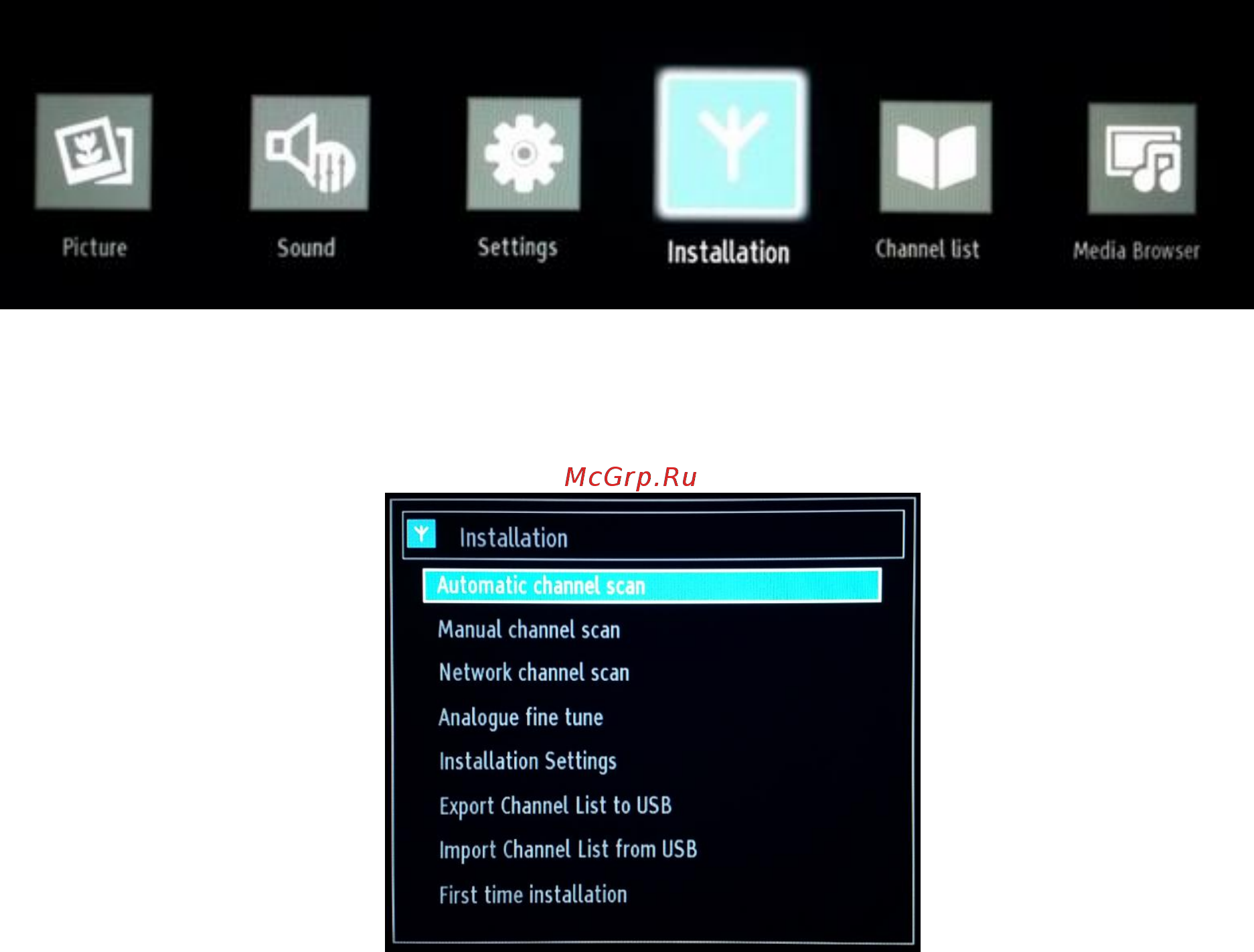 Philips 43HFL2869T/12 [20/46] Install and retune menu content all options related to channel installation