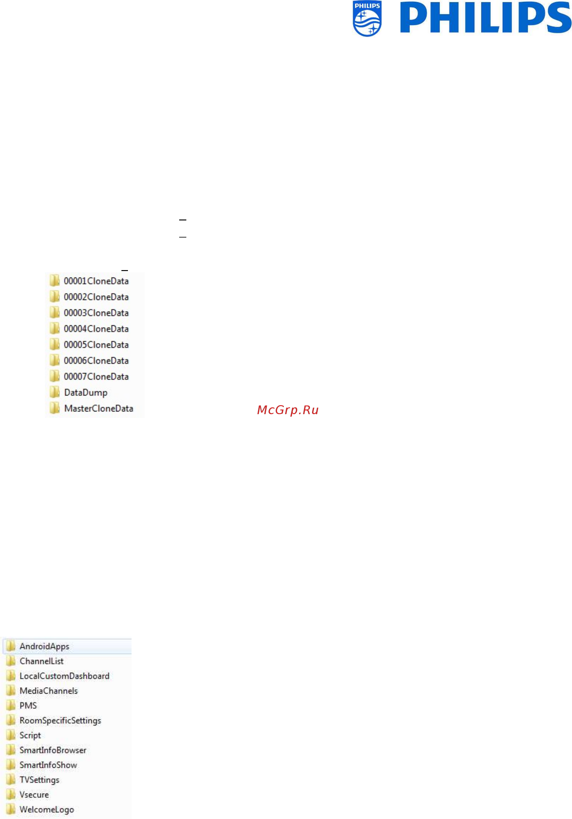 Philips 55HFL7011T/12 [11/94] Clone folder structure